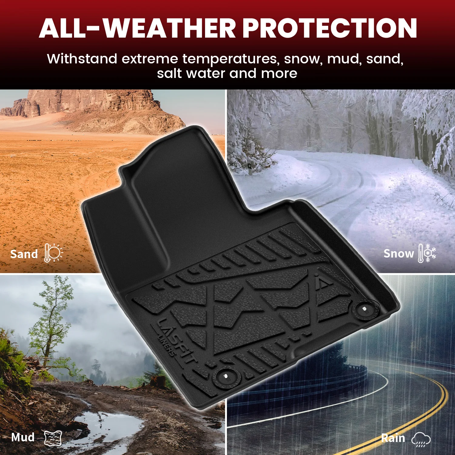 Fit for 2022-2026 Hyundai Santa Cruz Floor Mats - Image 4