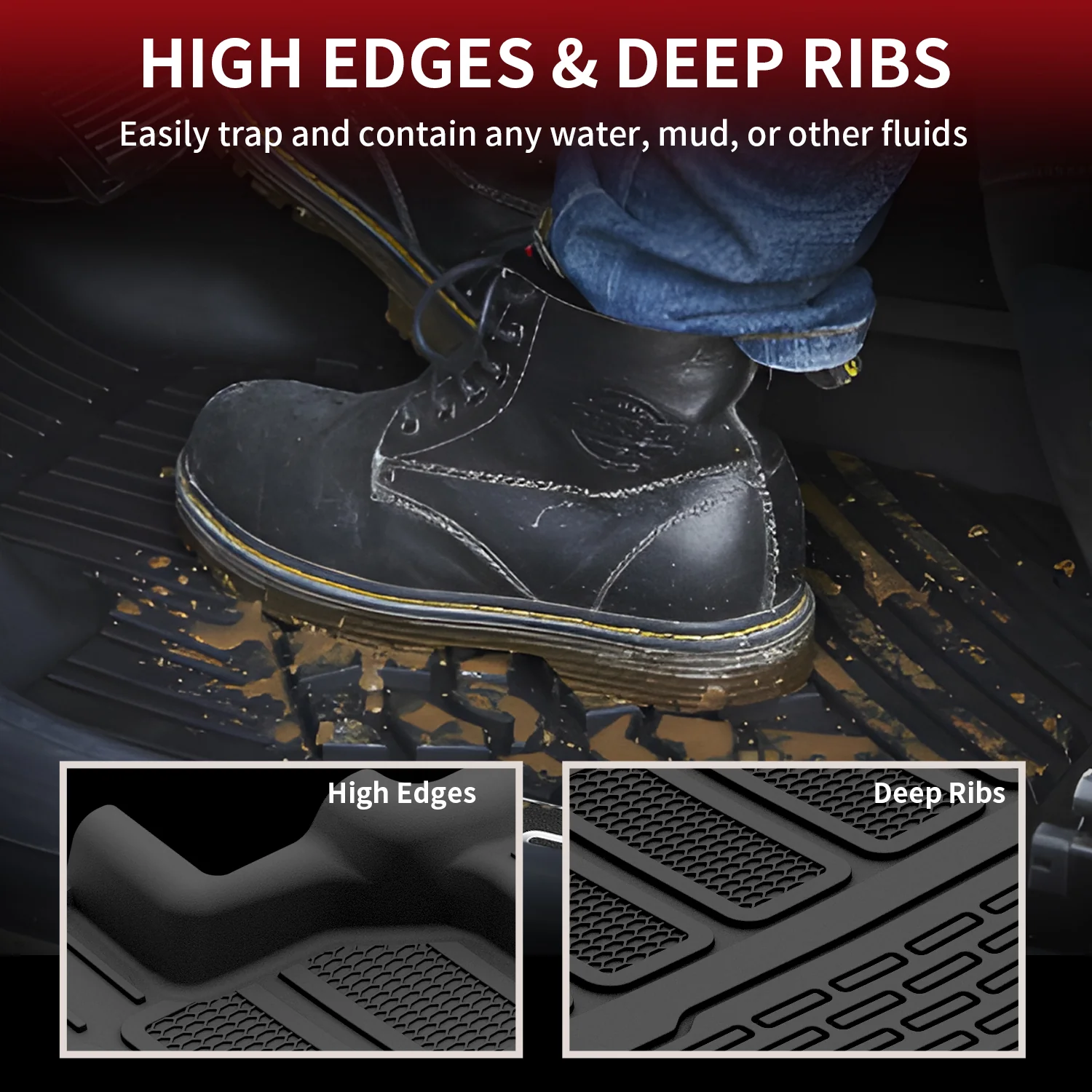 Fit for 2022-2025 Jeep Wagoneer Floor Mats or Cargo Mat, Do Not Fit Wagoneer S or Wagoneer L - Image 2