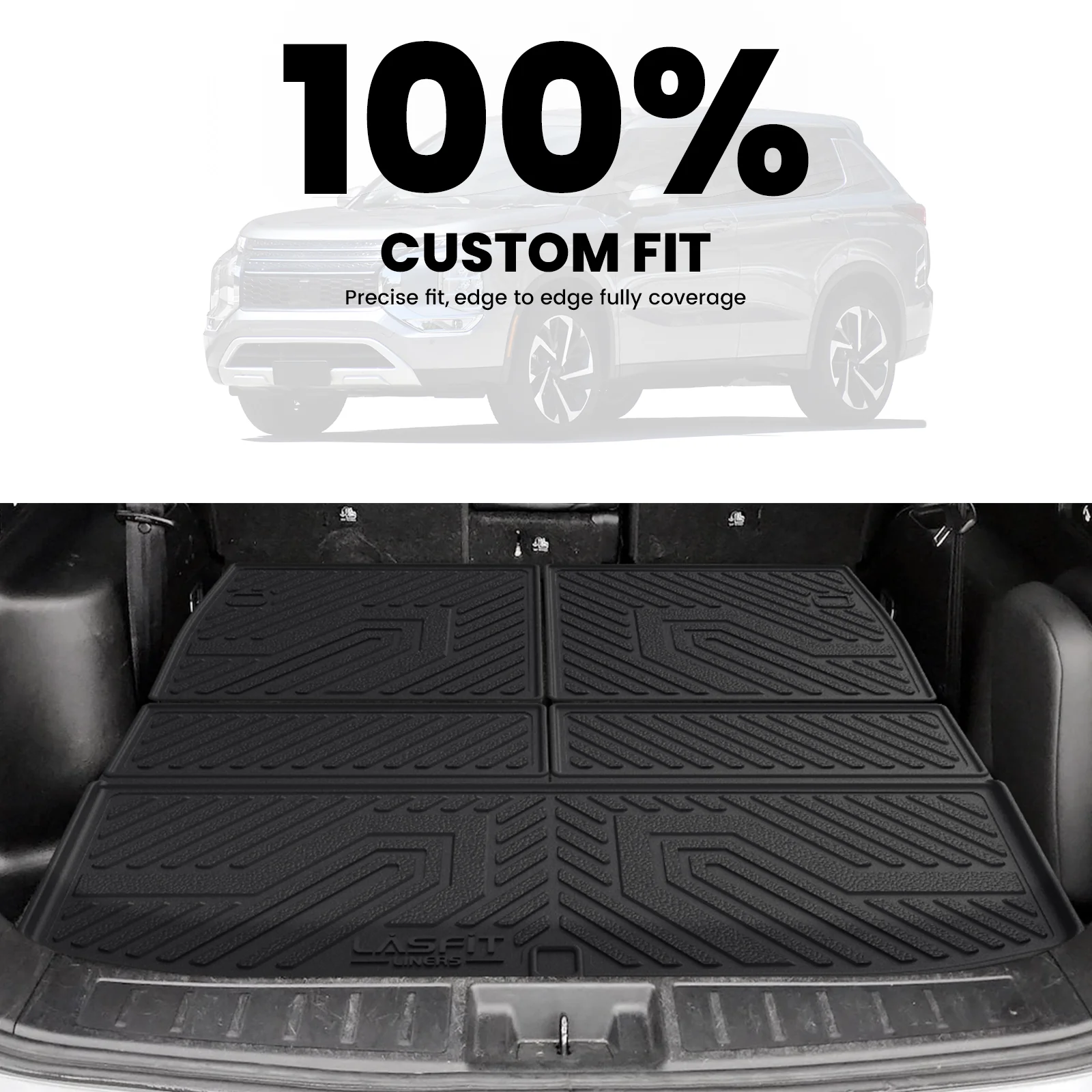 Fit for 2022-2025 Mitsubishi Outlander Floor Mats or Seatback & Cargo Mats, Not Fit PHEV or Sport Models - Image 13