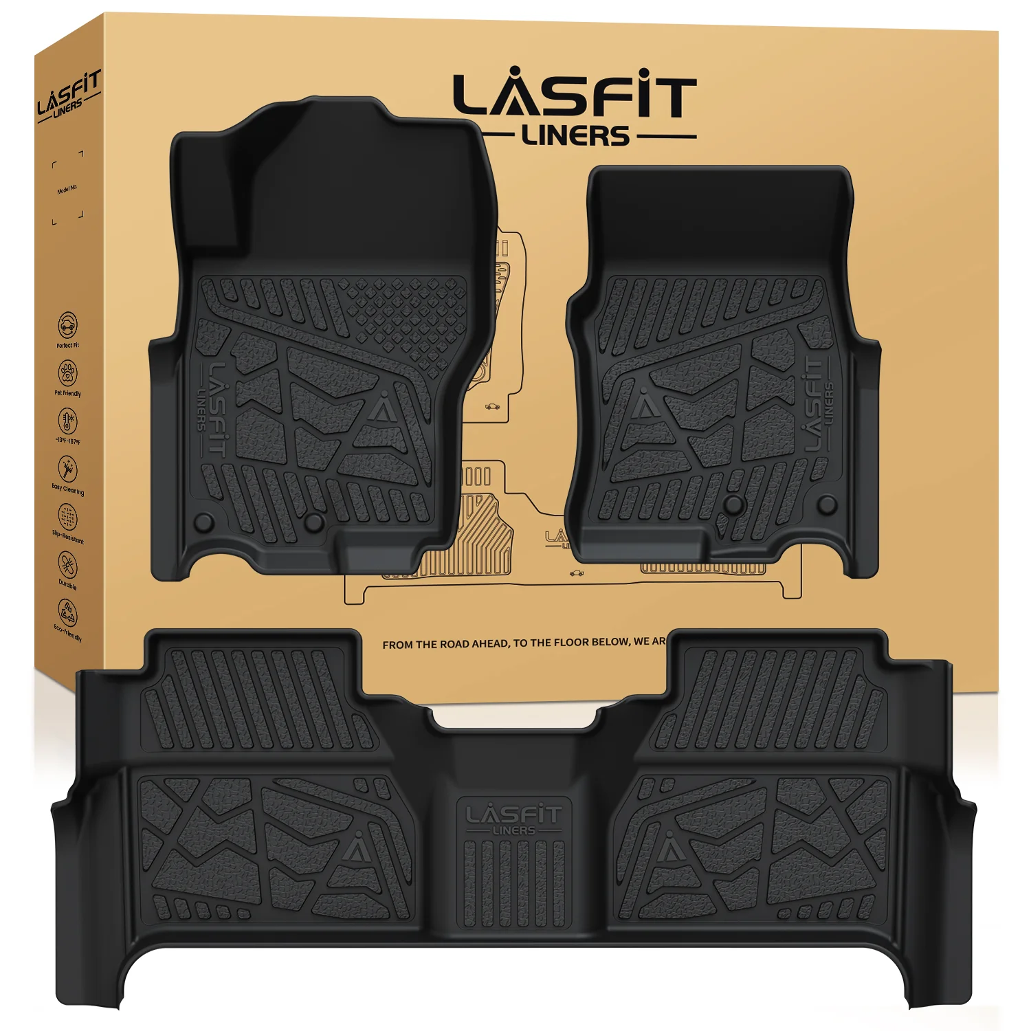 Fit for 2022-2026 Nissan Frontier TPE Floor Mats - Image 8