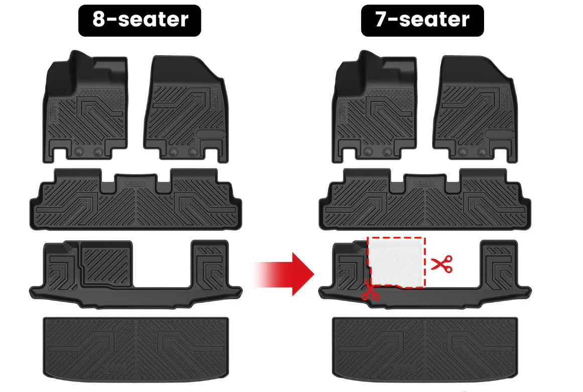 Fit for 2022-2026 Nissan Pathfinder Floor Mats & Seatback & Cargo Mats - Image 2