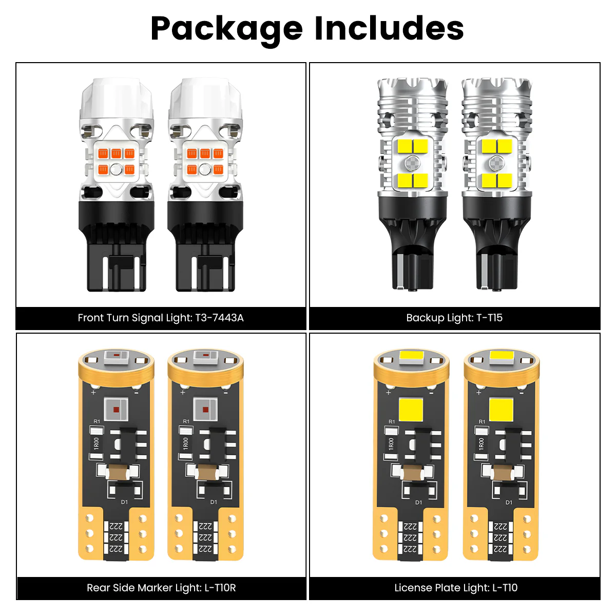 Custom Engineered for 2022 Chevrolet Silverado 1500 LED Bulbs Upgrade - Image 17