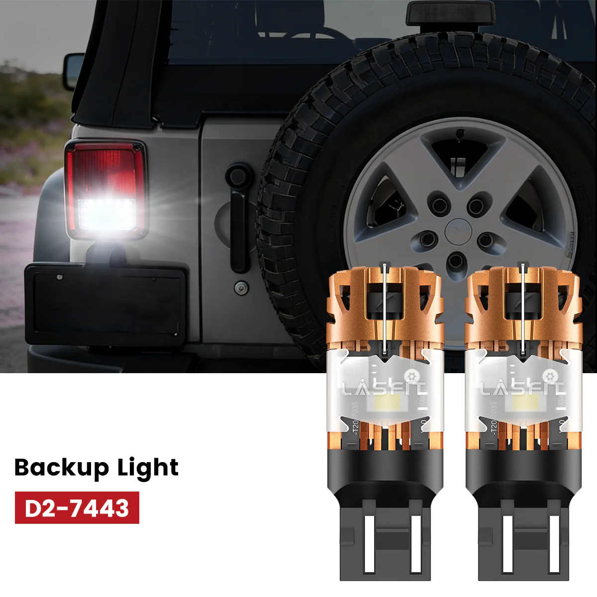 Fit for 2022-2025 Jeep Wrangler 4xe The Brightest LED Bulbs Upgrade - Image 20