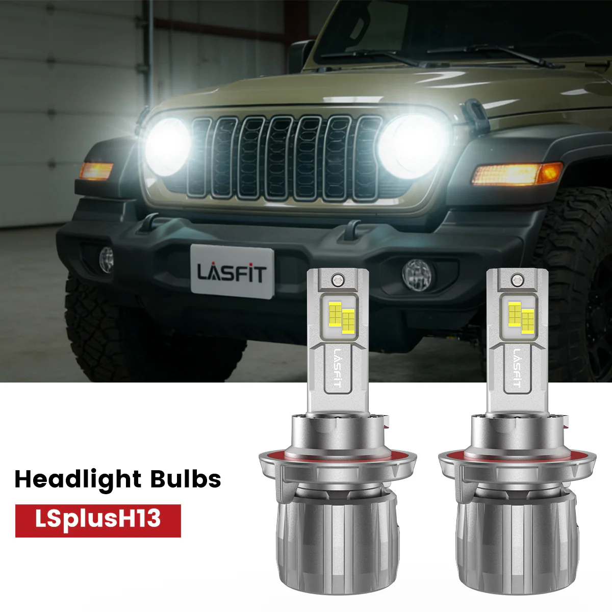 Fit for 2022-2025 Jeep Wrangler 4xe The Brightest LED Bulbs Upgrade - Image 8