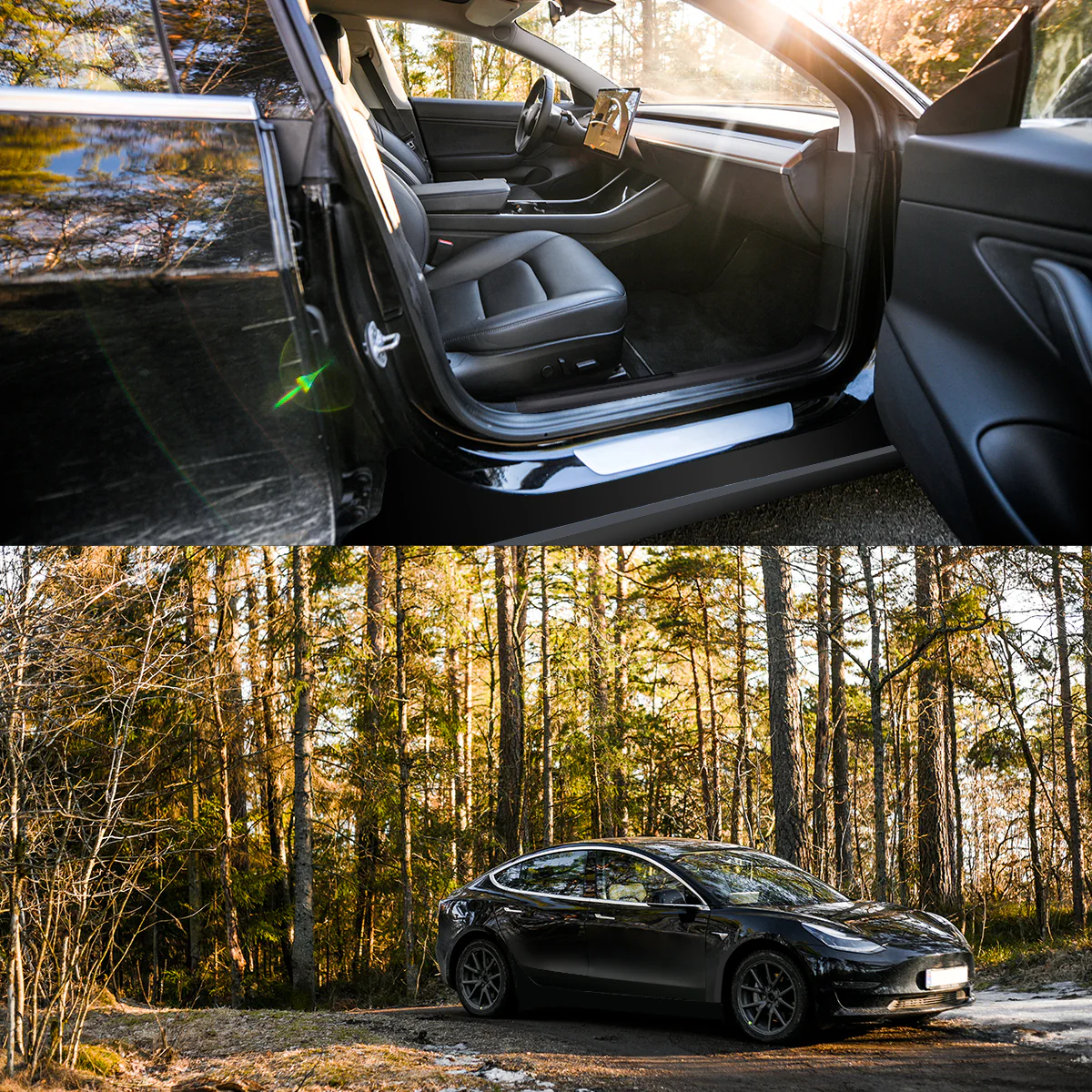 Fit For 2022-2023 Tesla Model 3 Floor Mats TPE Material 1st & 2nd or Cargo Custom All Weather - Image 12