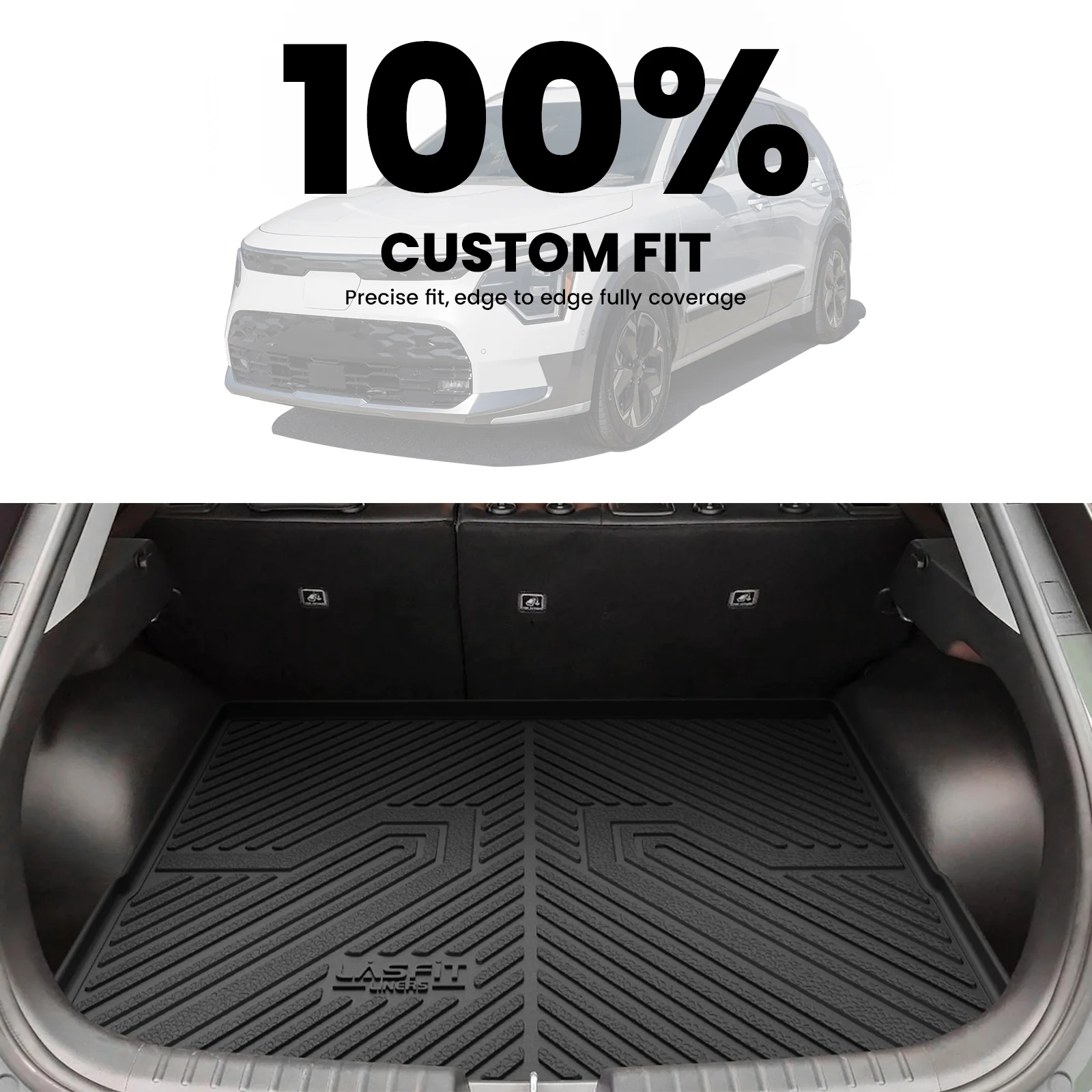 Fit for 2023-2026 Kia Niro EV Floor Mats or Cargo Mat, Not Fit PHEV or Without Optional Dual Level Cargo Board - Image 14