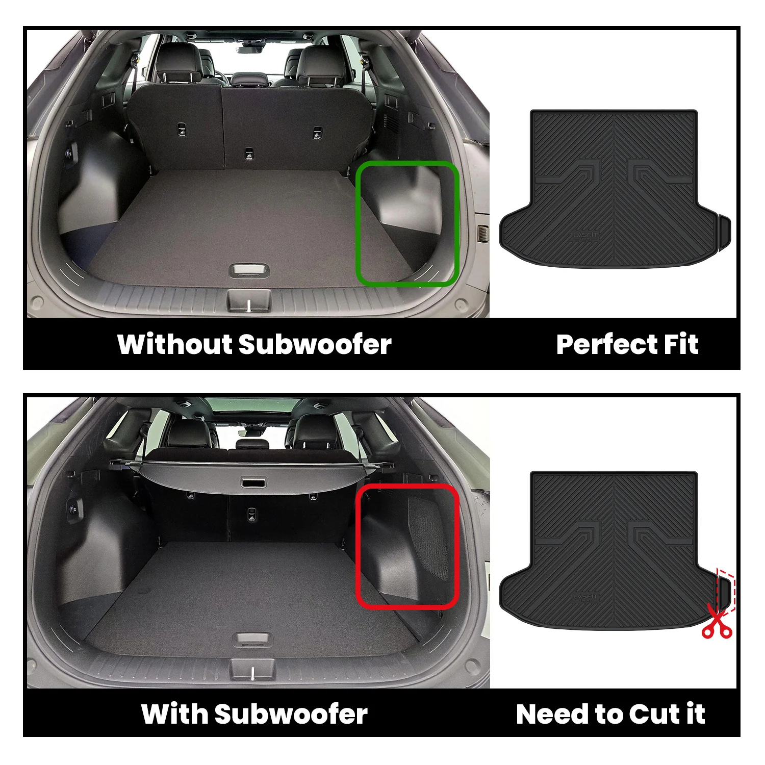 Fit for 2023-2026 Kia Sportage Floor Mats & Cargo Mat, Not Fit Hybrid - Image 12