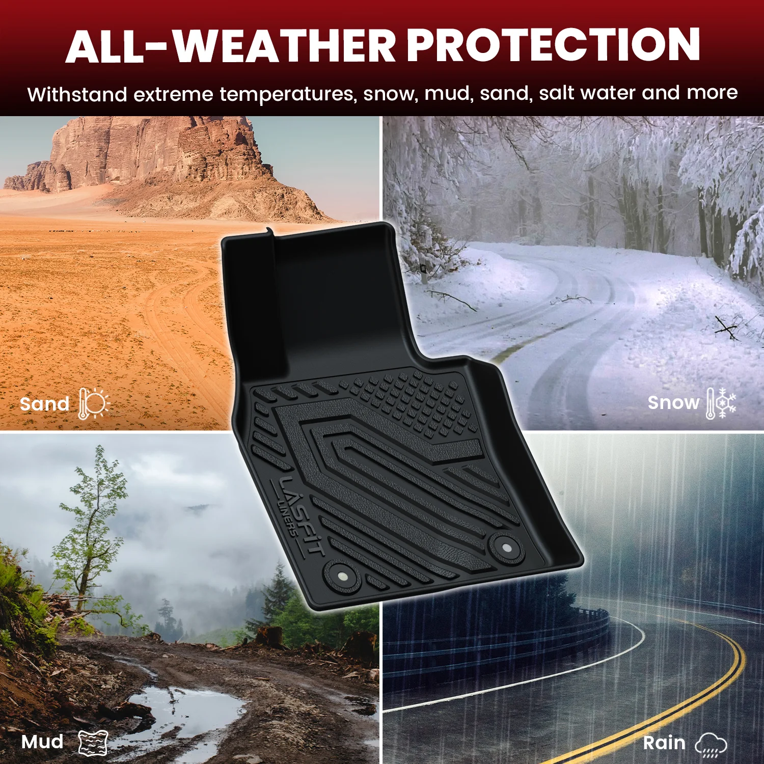 Fit for 2023-2026 Mazda CX-50 Floor Mats & Seatback & Cargo Mats - Image 5