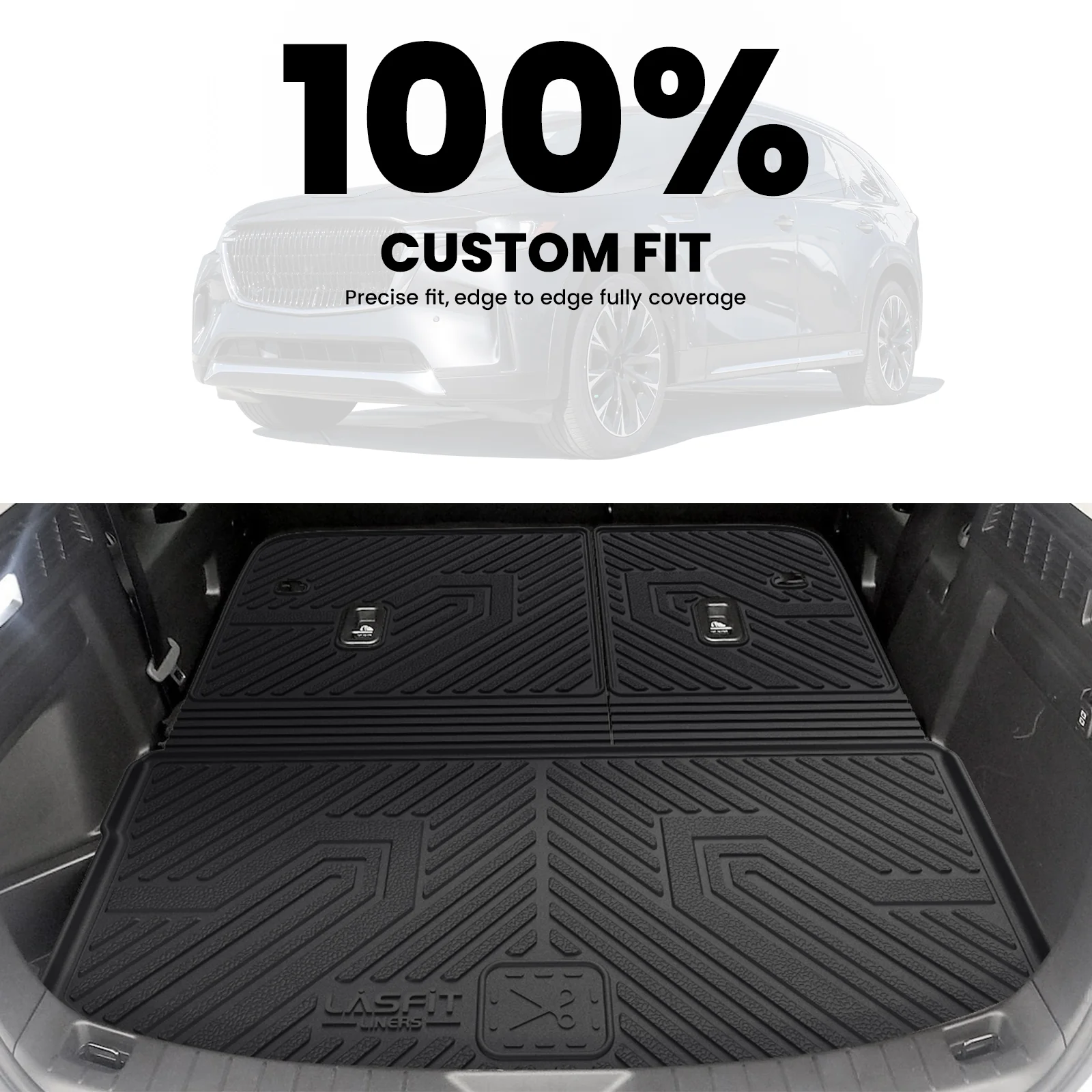Fit for 2024-2026 Mazda CX-90 (Include CX-90 PHEV) Floor Mats or Cargo & Seatback Mat - Image 15