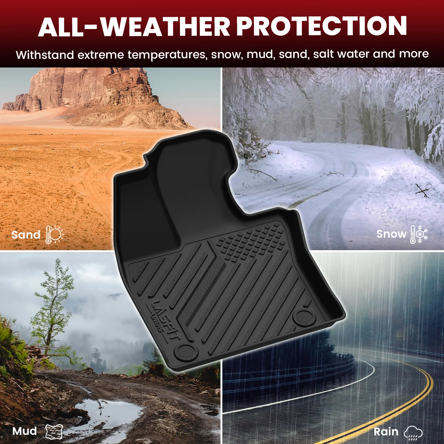 Fit for 2023-2026 Toyota Prius Floor Mats & Cargo Mats, Fit Prime / PHEV / Hybrid - Image 12