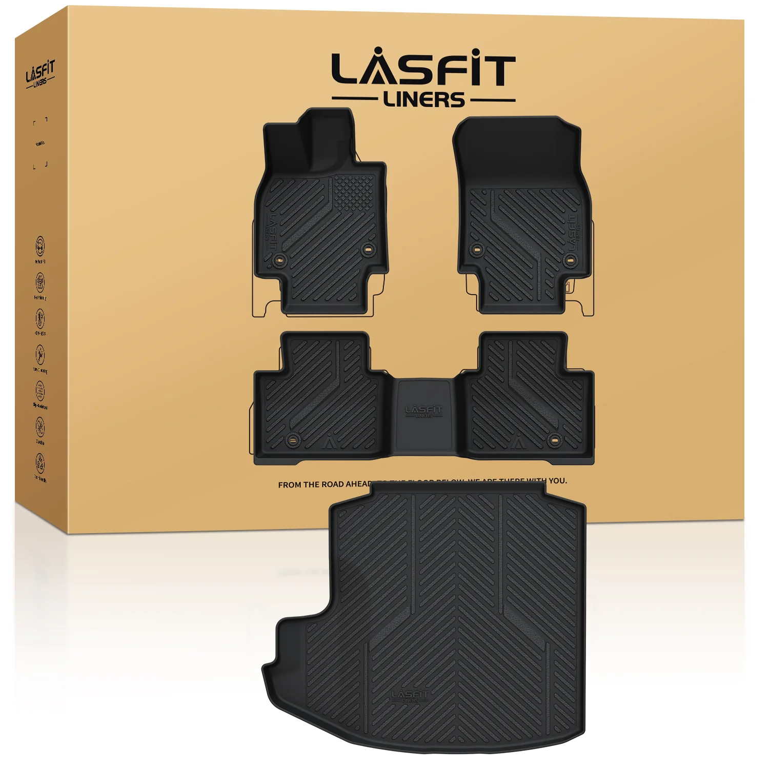Fit for 2023-2026 Toyota Crown Floor Mats & Cargo Mat - Image 8