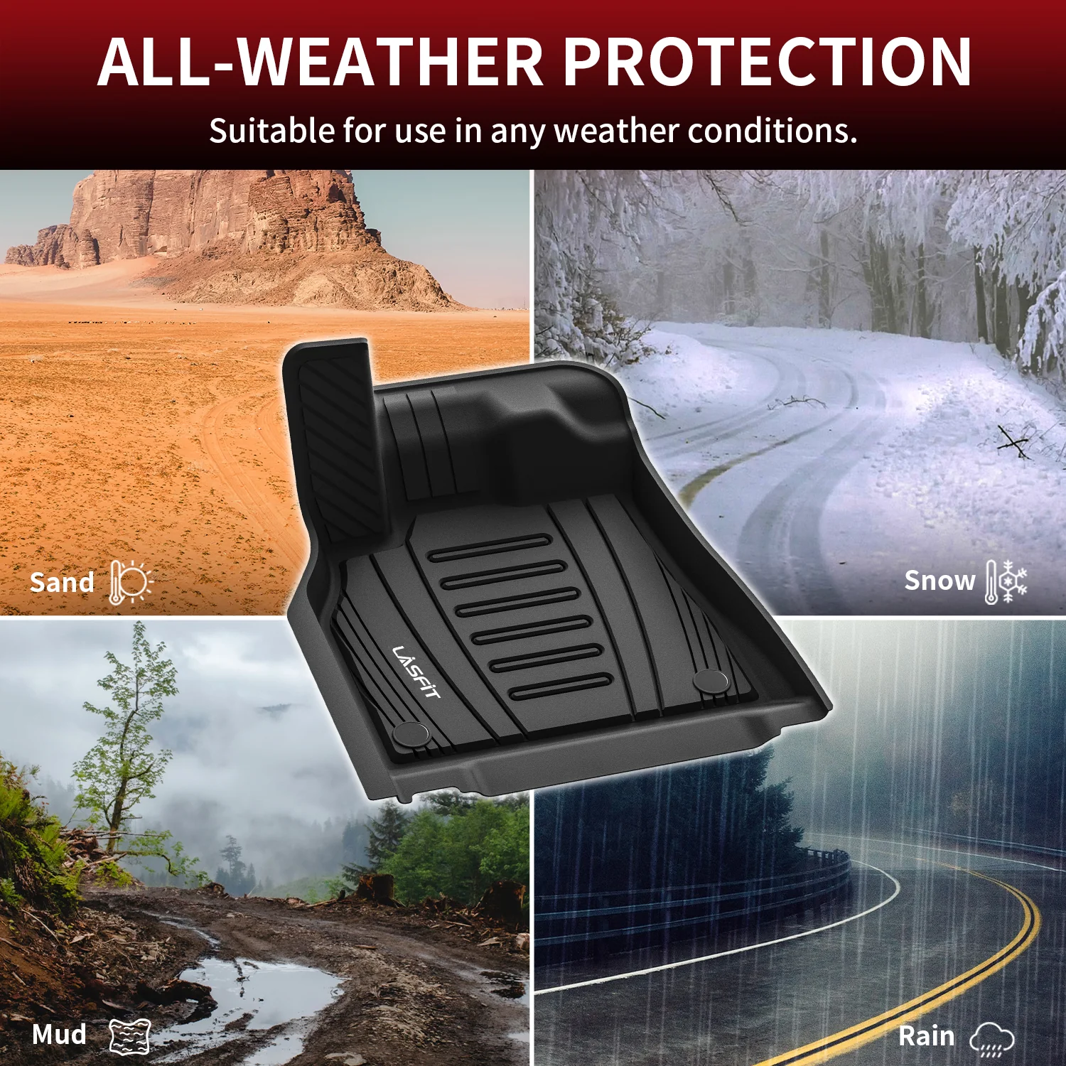 Fit for 2018-2025 Audi Q5 SQ5 Floor Mats or Cargo Mat, Don't Fit 2025 Audi Q5 New Body or Plug-in Hybrid - Image 13