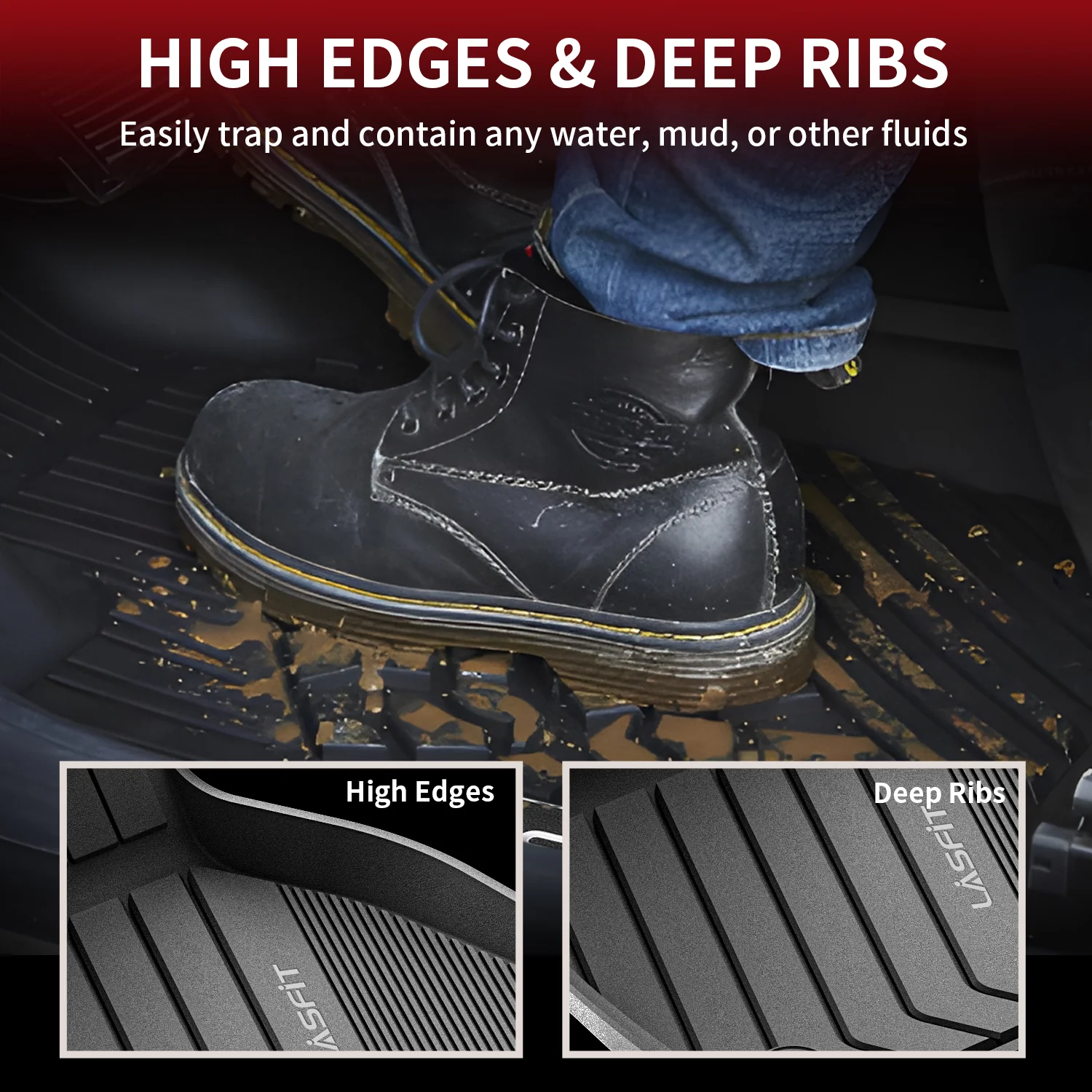 Fit for 2019-2026 BMW X7 Floor Mats, Fit 7 Seats Only, Not Fit 6 Seats - Image 8