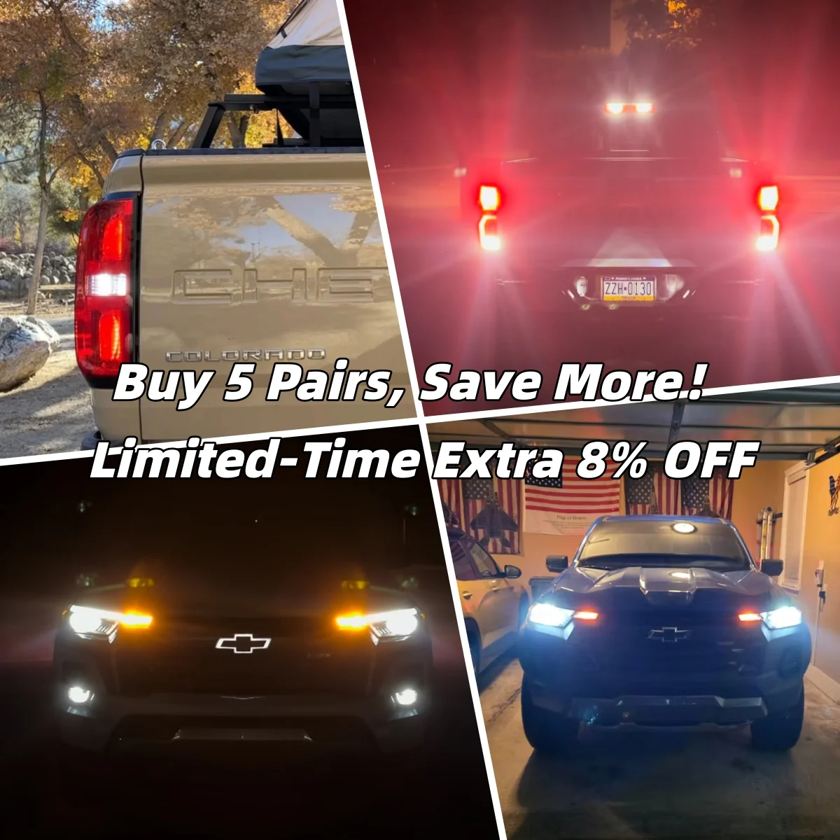 Fit for 2023-2026 Chevrolet Colorado LED Bulbs Upgrade | Tested and Verified - Image 60