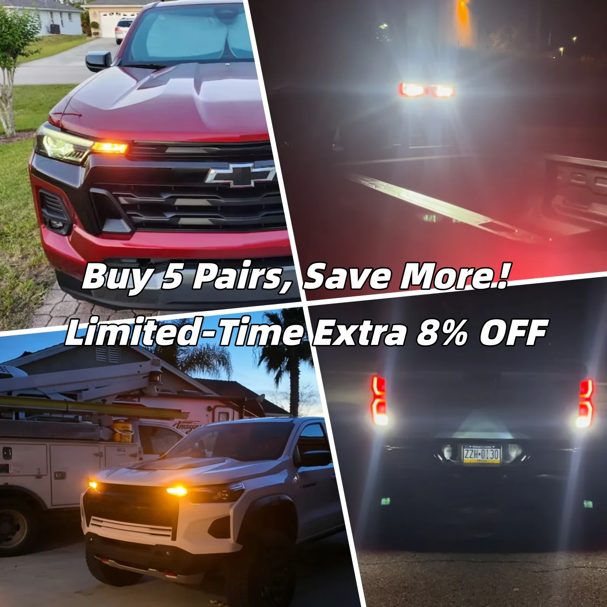 Fit for 2023-2026 Chevrolet Colorado LED Bulbs Upgrade | Tested and Verified - Image 68