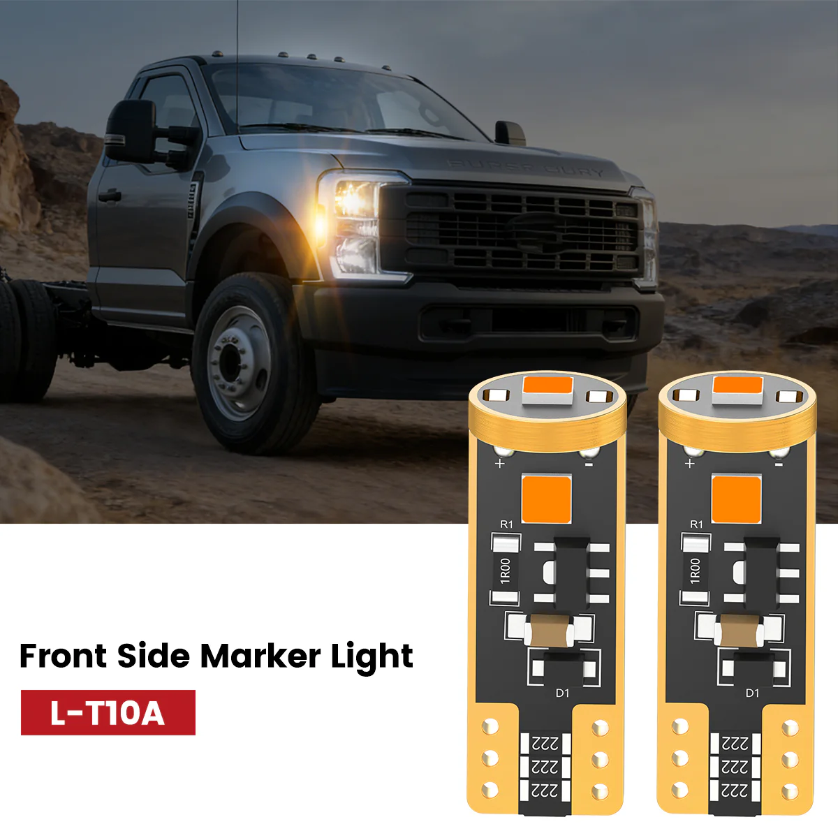 Custom Engineered for 2023-2025 Ford Chassis Cab F-350/450/550 LED Bulbs Upgrade - Image 10