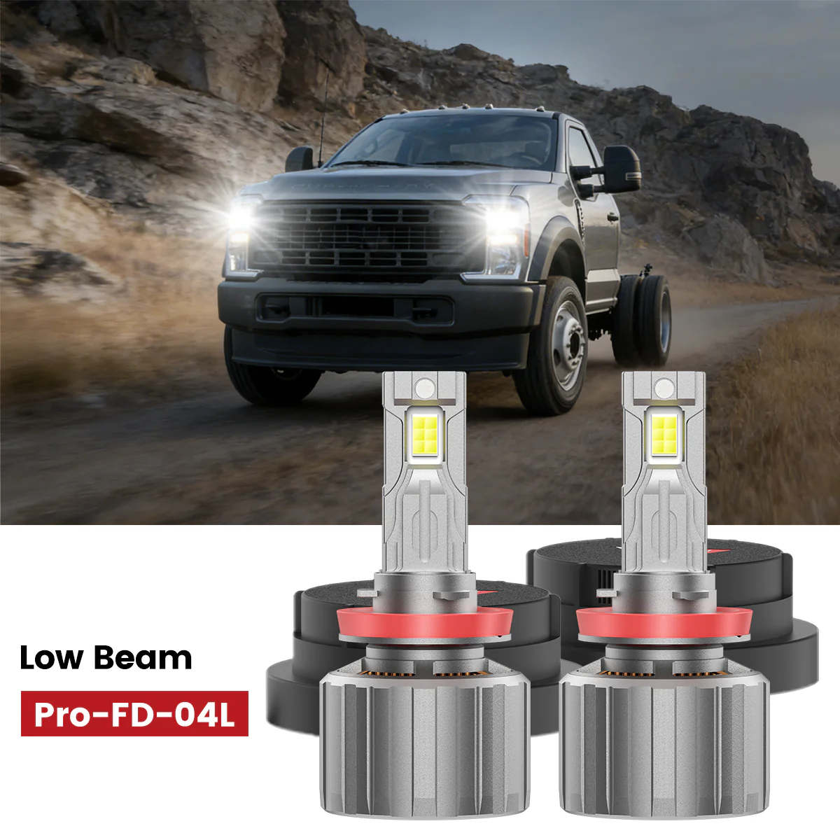Custom Engineered for 2023-2025 Ford Chassis Cab F-350/450/550 LED Bulbs Upgrade - Image 31