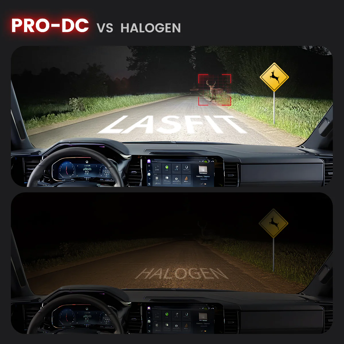 Fit for 2013-2016 Ford Escape Custom H11 9005 LED Bulbs with Dust Cover | Pro-DC Series - Image 3