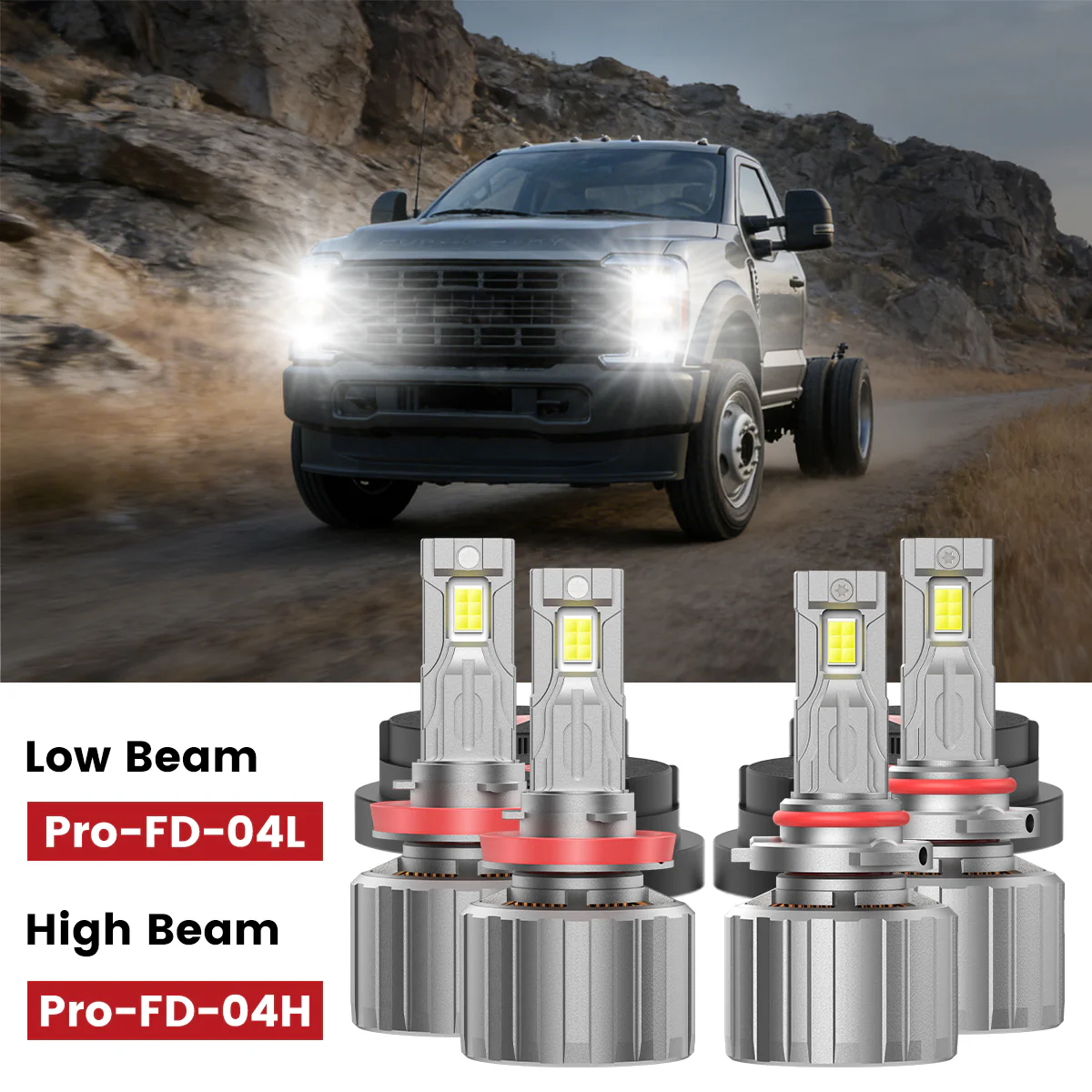 Custom Engineered for 2023-2025 Ford Chassis Cab F-350/450/550 LED Bulbs Upgrade - Image 39