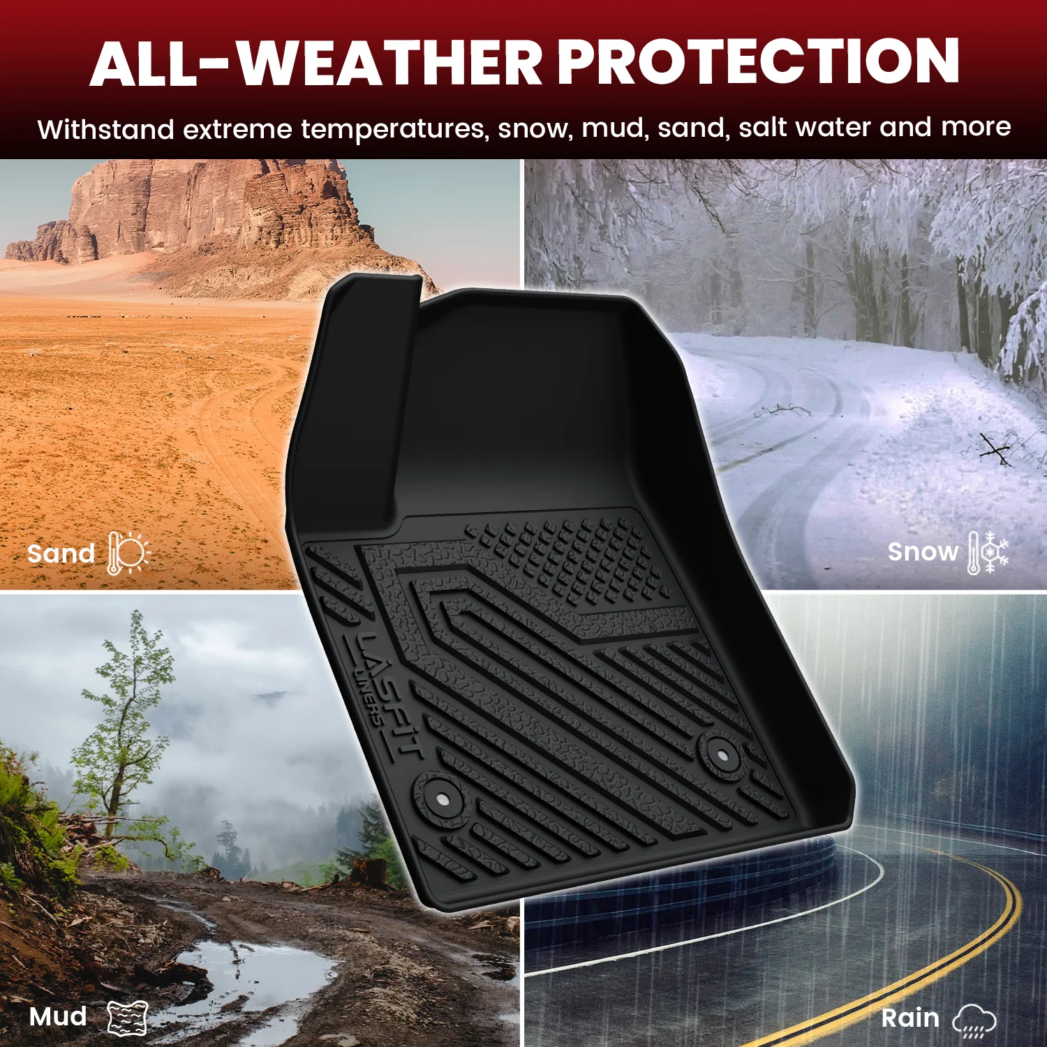 Fit for 2024-2026 Chevrolet Blazer EV Floor Mats & Cargo Mat - Image 6