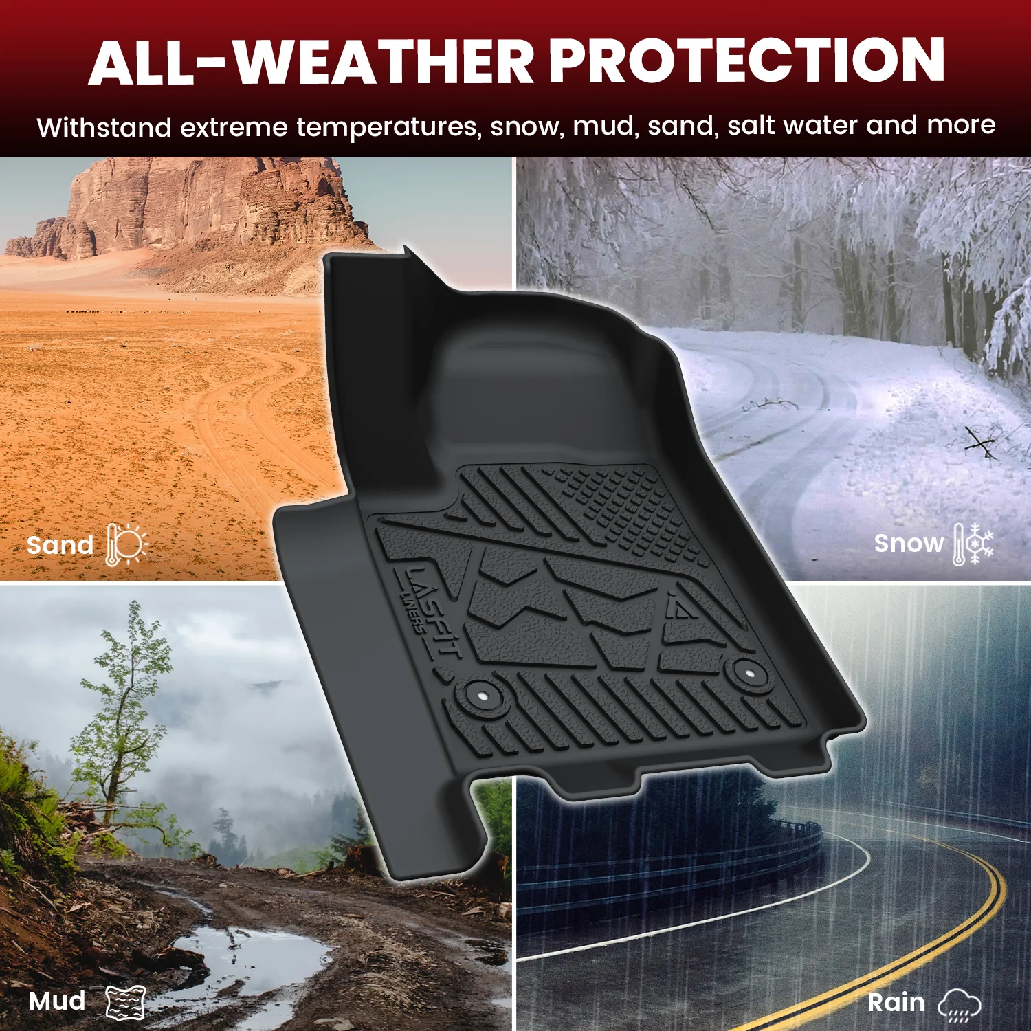 Fit for 2024-2026 Chevrolet Silverado EV Floor Mats - Image 11