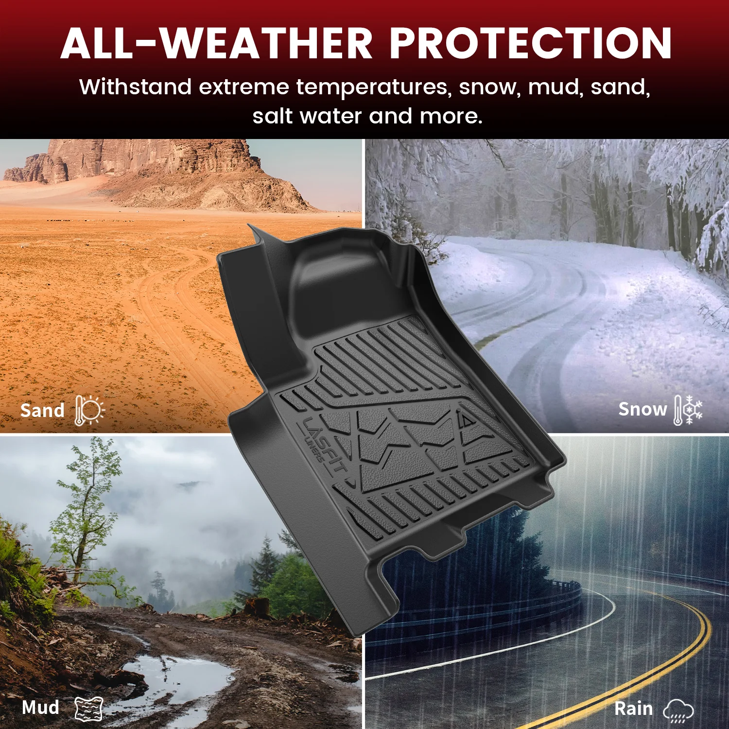Fit for 2024-2026 Chevrolet Silverado EV Floor Mats - Image 5