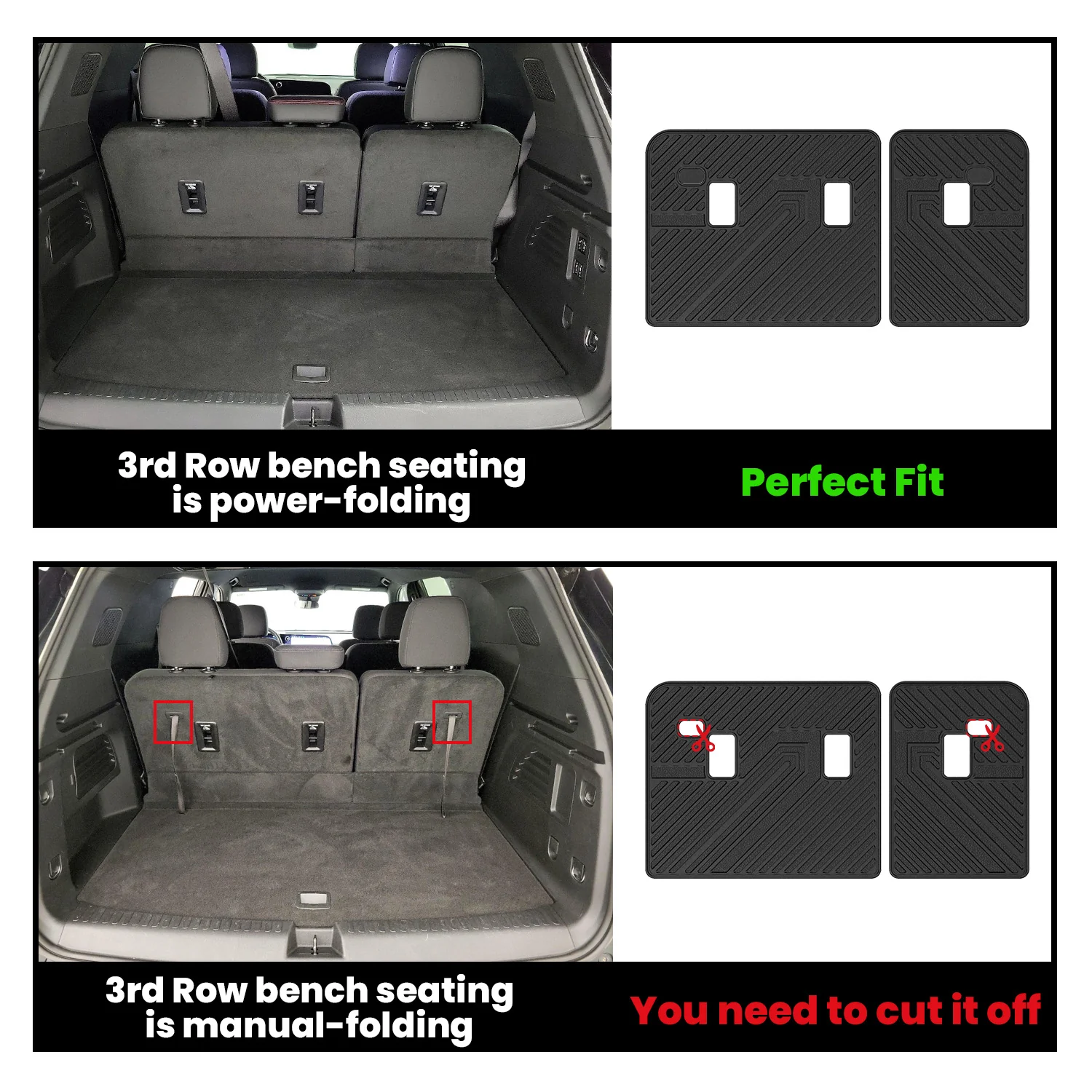 Fit for 2025-2026 Buick Enclave Floor Mats or Seatback & Cargo Mat - Image 11