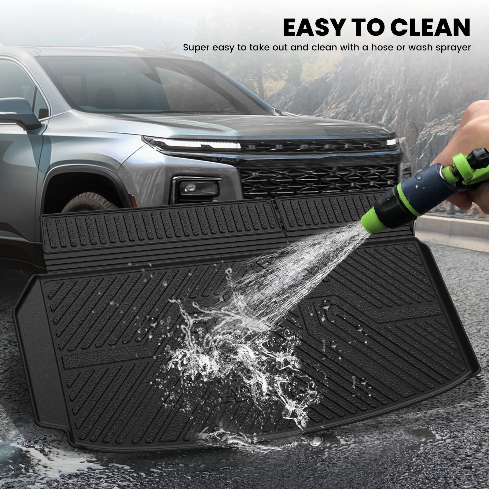 Fit for 2024-2026 GMC Acadia Floor Mats or 3rd Row Seatback & Cargo Mat - Image 17