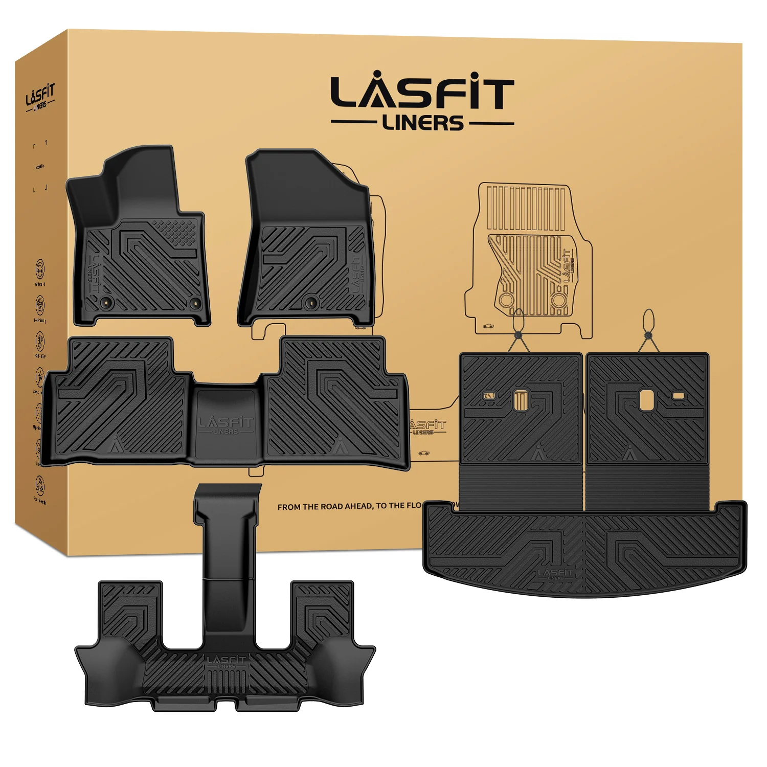 Fit for 2024-2026 Hyundai Santa Fe Floor Mats or Seatback & Cargo Mat - Image 28