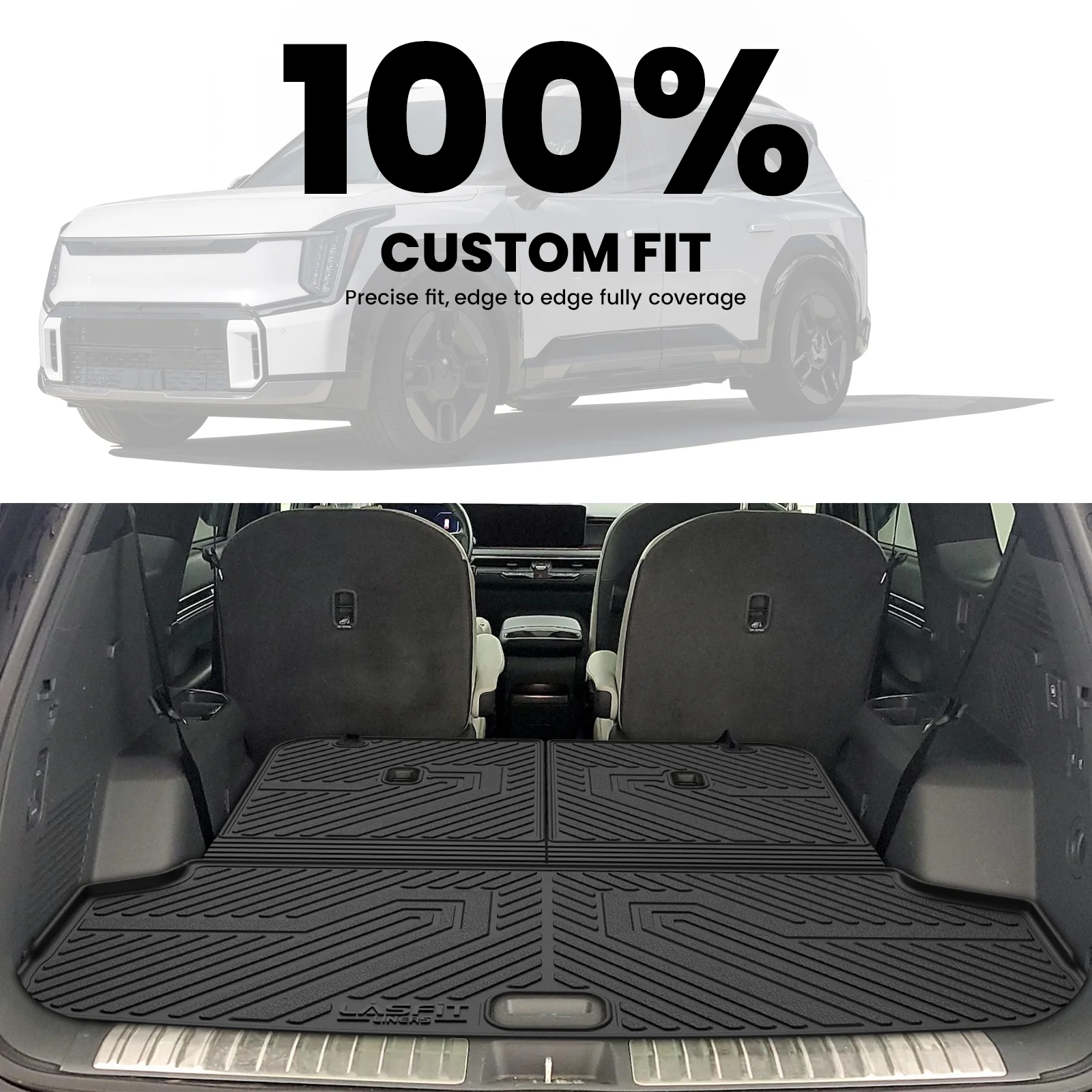 Fit for 2024-2026 Kia EV9 Floor Mats or 3rd Row Seatback & Cargo Mat - Image 12