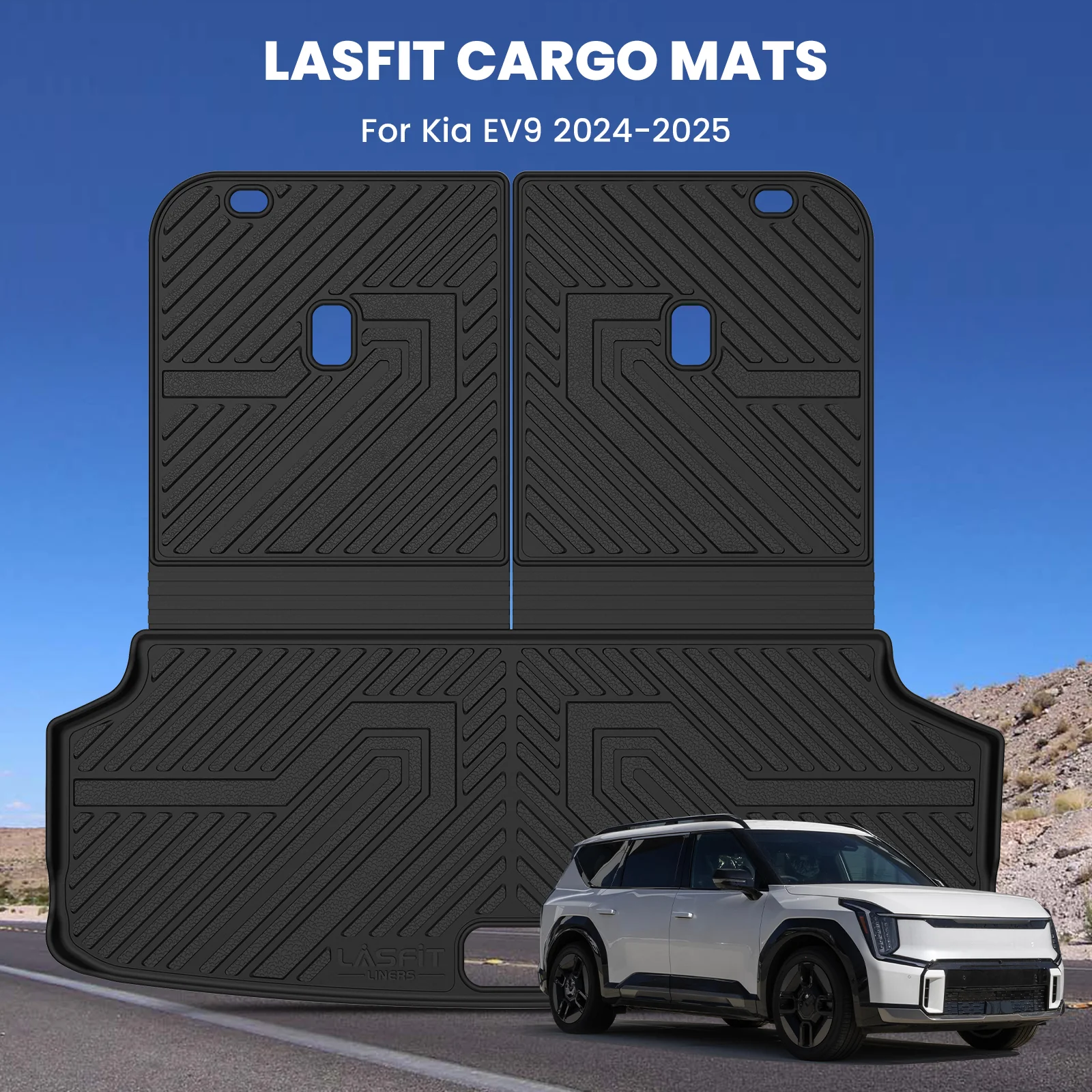 Fit for 2024-2026 Kia EV9 Floor Mats or 3rd Row Seatback & Cargo Mat - Image 16