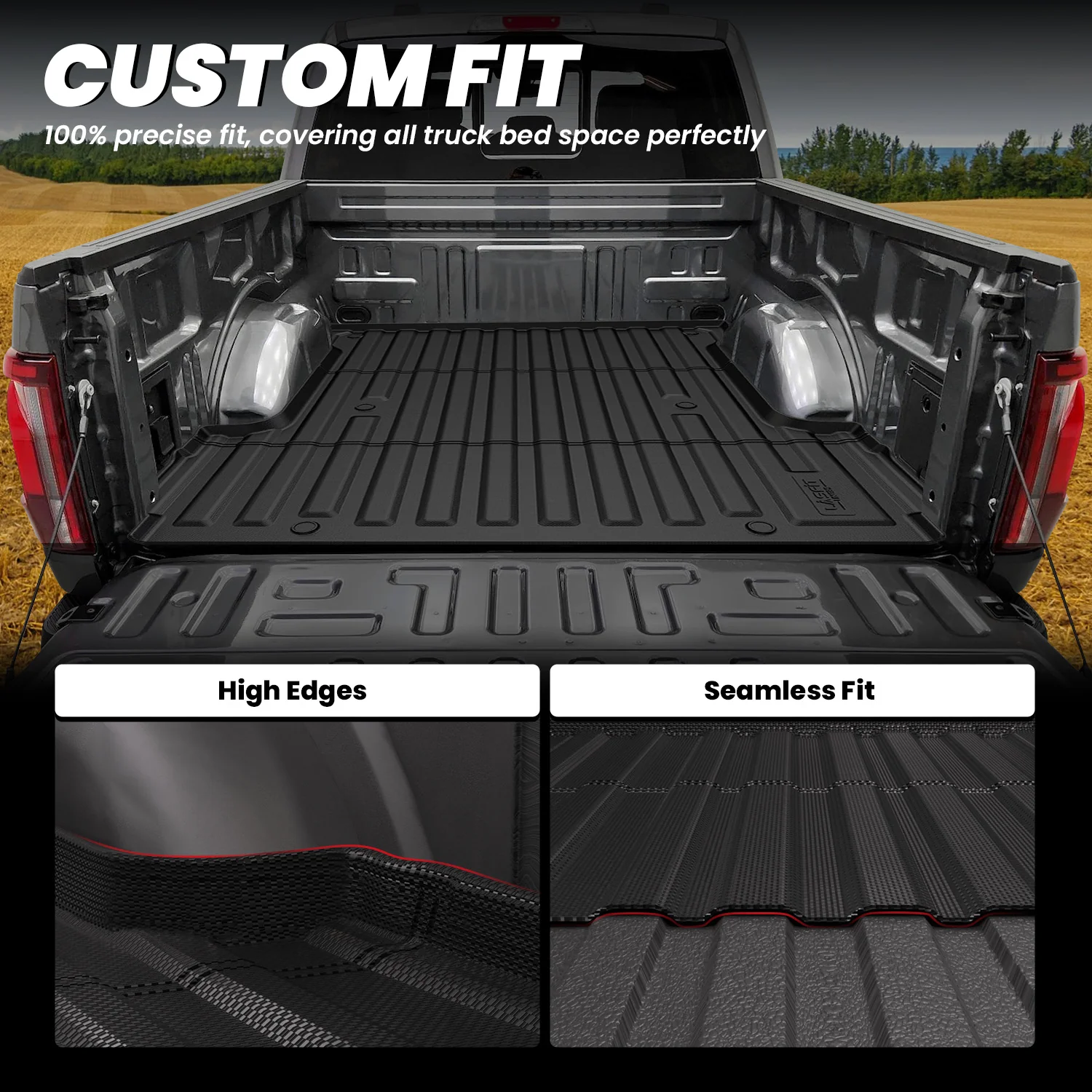 Fit for 2024-2026 Ford F-150 Bed Mat & Tailgate Mat, Including F-150 Lightning - Image 14