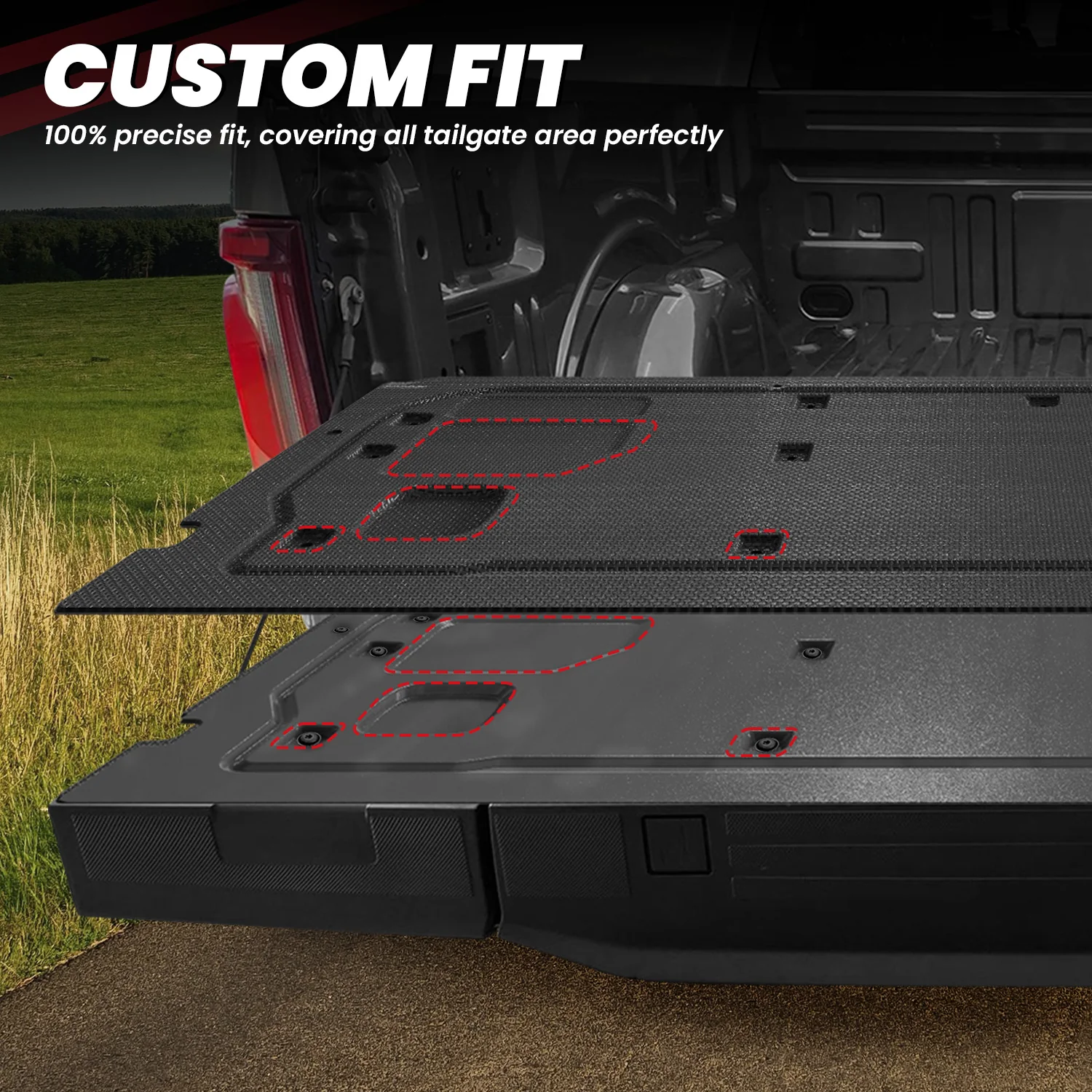 Fit for 2024-2026 Ford F-150 Bed Mat & Tailgate Mat, Including F-150 Lightning - Image 34