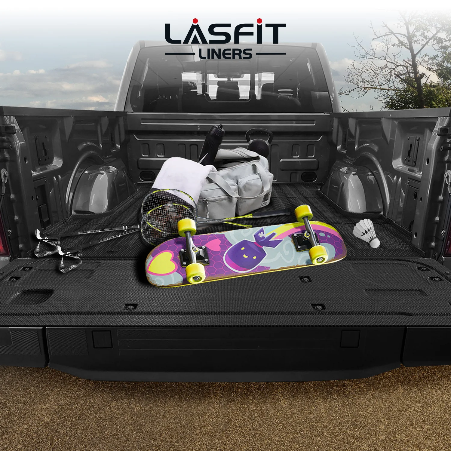 Fit for 2024-2026 Ford F-150 Bed Mat & Tailgate Mat, Including F-150 Lightning - Image 40