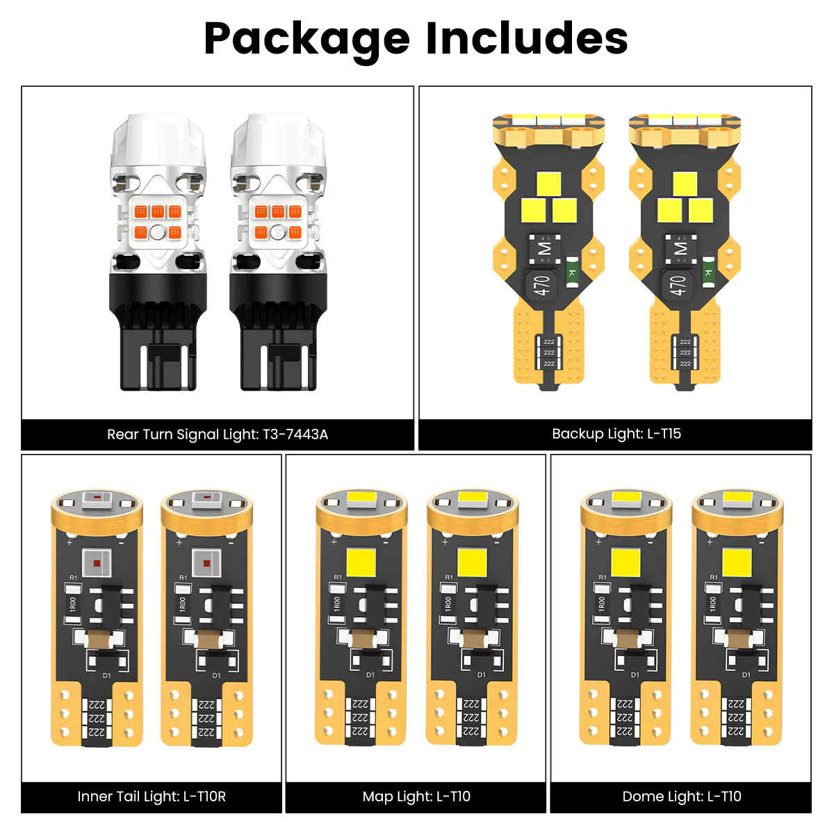 Fit for 2024-2026 Chevrolet Trailblazer LED Bulbs Upgrade | Tested and Verified - Image 6