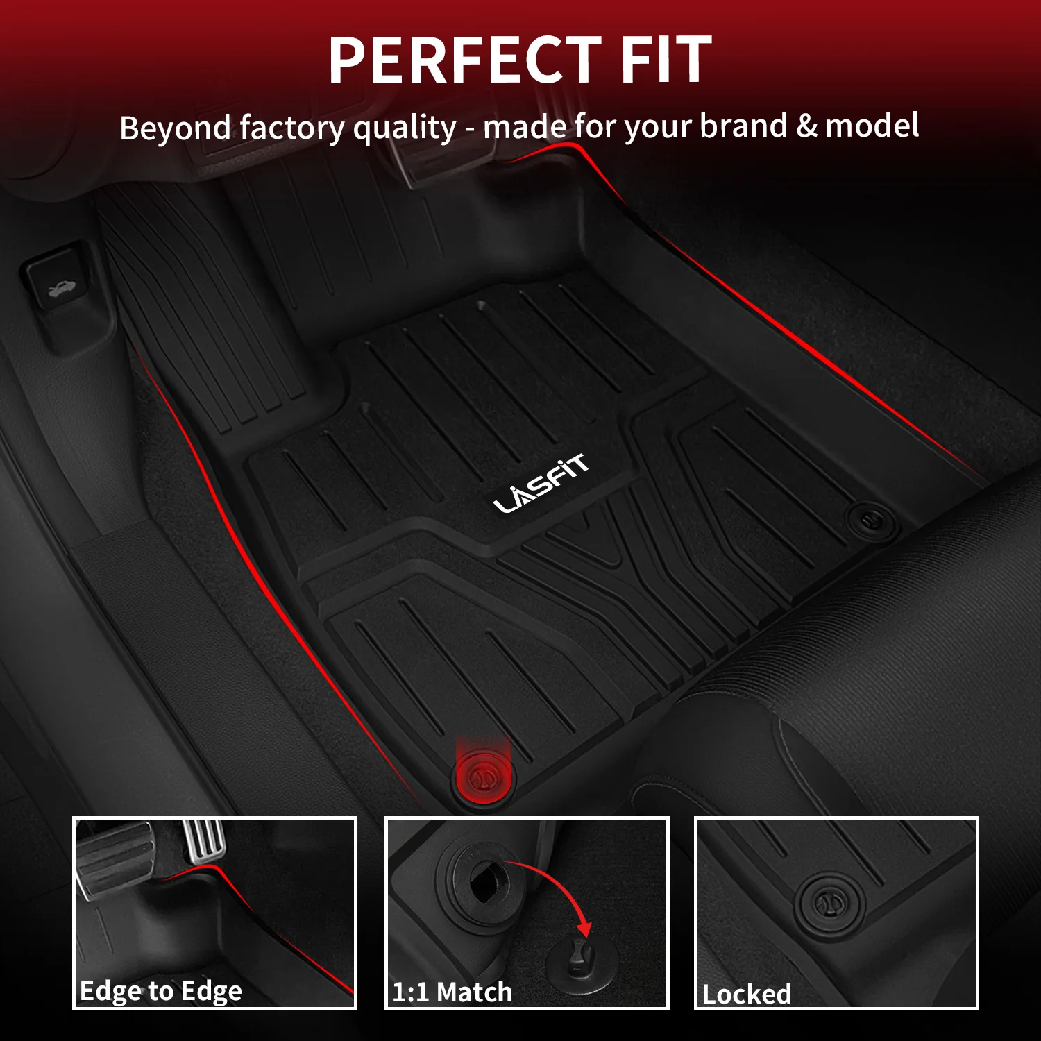 Fit for 2023-2026 Honda Pilot Custom TPE Floor Mats or Seatback & Cargo Mats - Image 4
