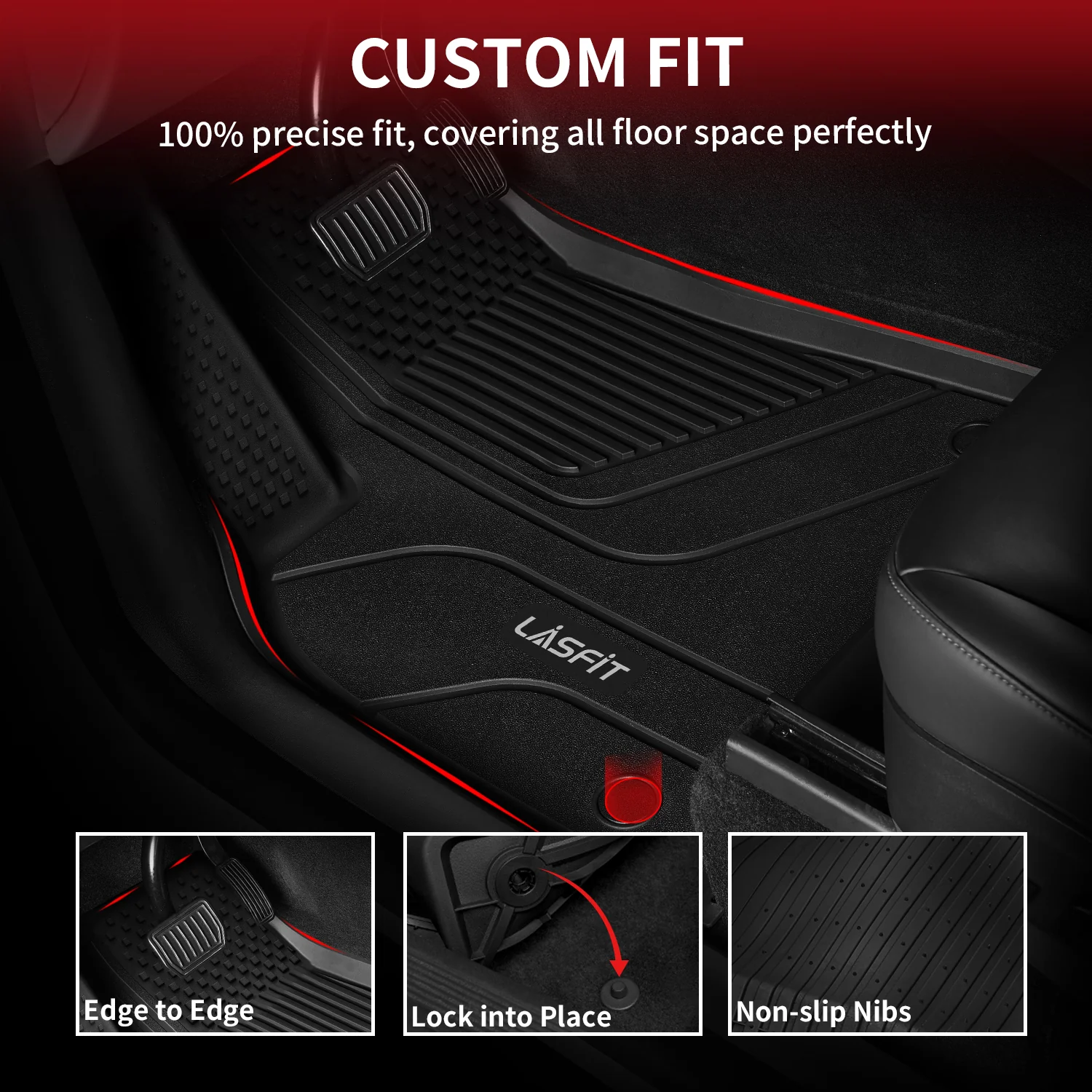 Fit for 2024-2026 Tesla Model 3 Highland Frunk or 1st Row & 2nd Row or Trunk Well or Cargo Mat - Image 12