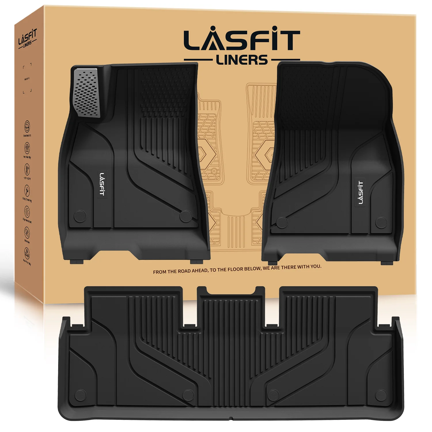 Fit for 2024-2026 Tesla Model 3 Highland Frunk or 1st Row & 2nd Row or Trunk Well or Cargo Mat - Image 18