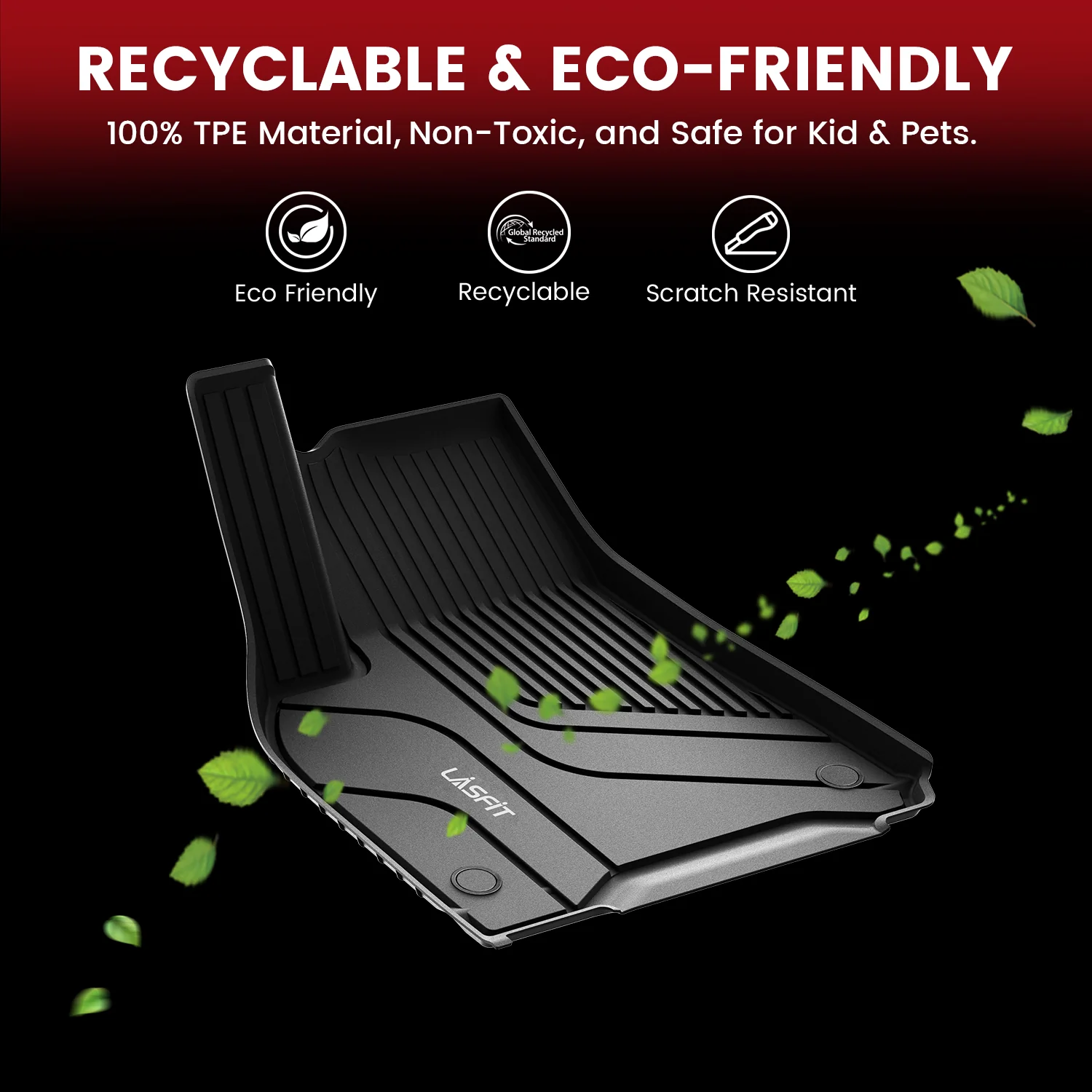 Fit for 2020-2025 Tesla Model Y Custom TPE Floor Mats or Cargo Mat - Image 9