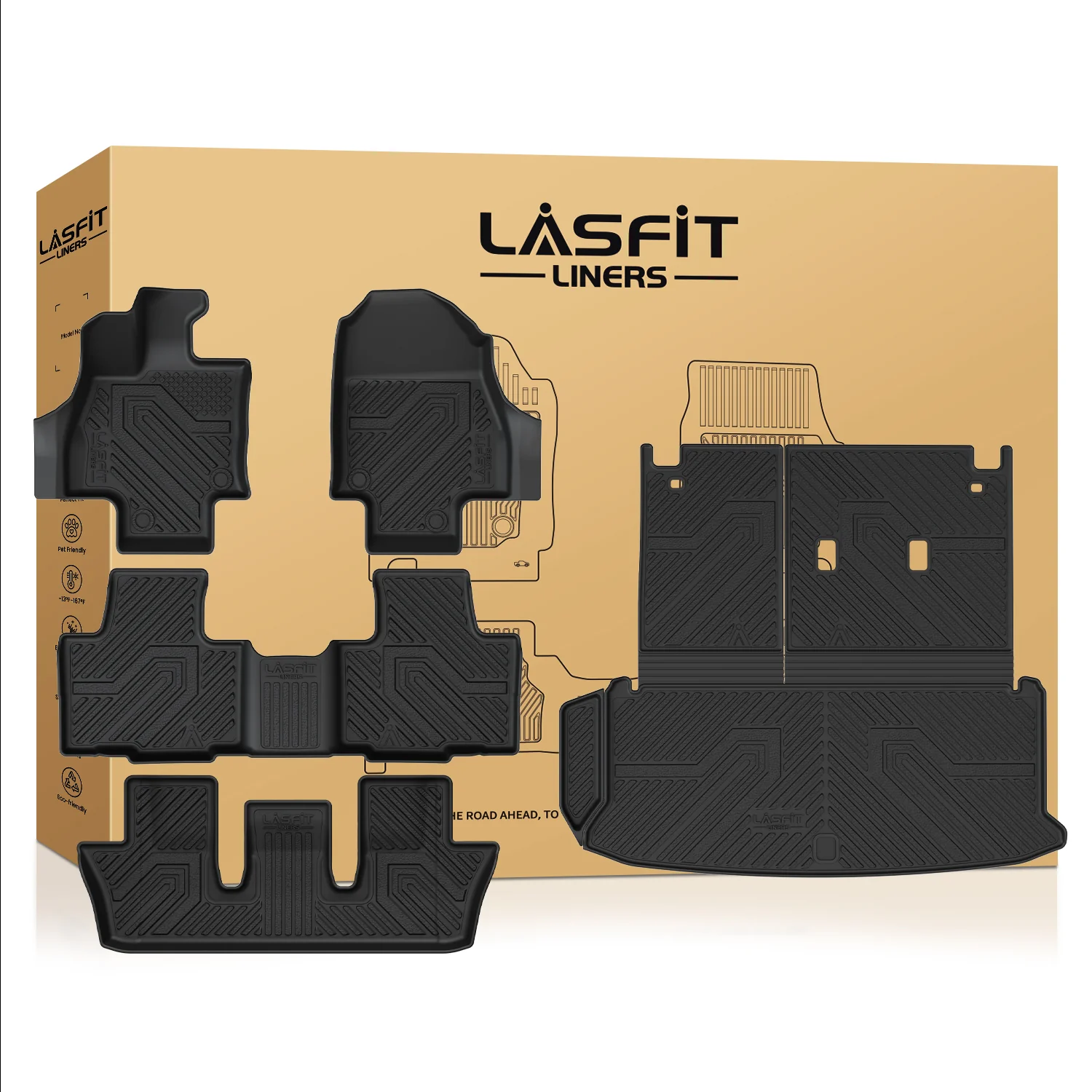 Fit for 2024-2026 Toyota Grand Highlander Floor Mats or Cargo Mat, Fit Gas & Hybrid, Not fit 2024 Toyota Grand Highlander XLE 7-seater - Image 27