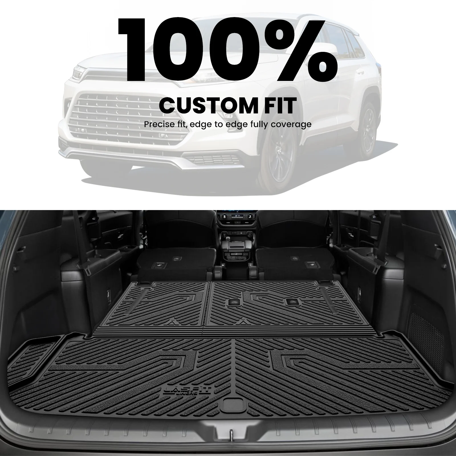 Fit for 2024-2026 Toyota Grand Highlander Floor Mats or Cargo Mat, Fit Gas & Hybrid, Not fit 2024 Toyota Grand Highlander XLE 7-seater - Image 31