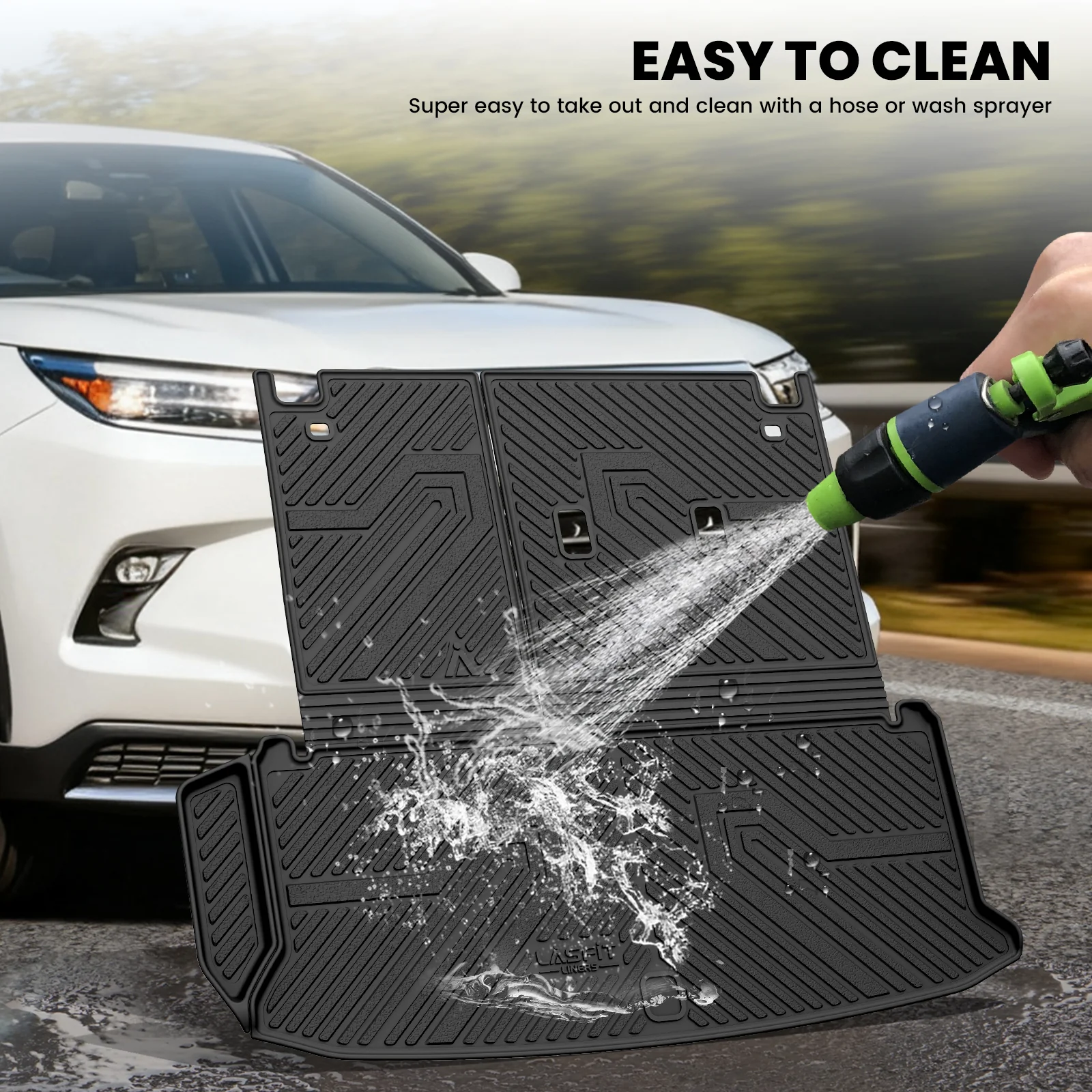 Fit for 2024-2026 Toyota Grand Highlander Floor Mats or Cargo Mat, Fit Gas & Hybrid, Not fit 2024 Toyota Grand Highlander XLE 7-seater - Image 34