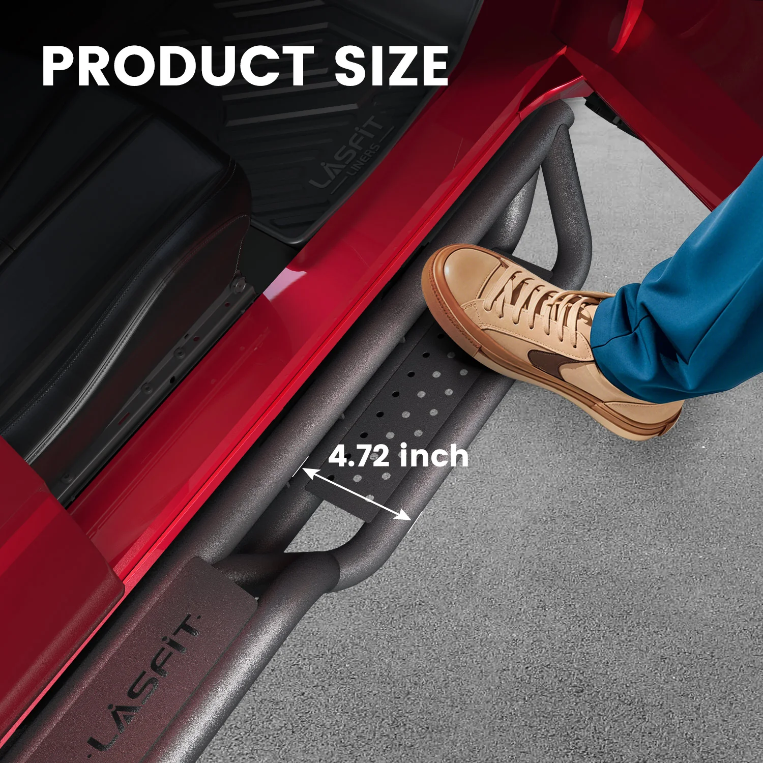 Fit for 2024-2026 Toyota Tacoma Running Boards Side Steps, Fit Double Cab ONLY - Image 9