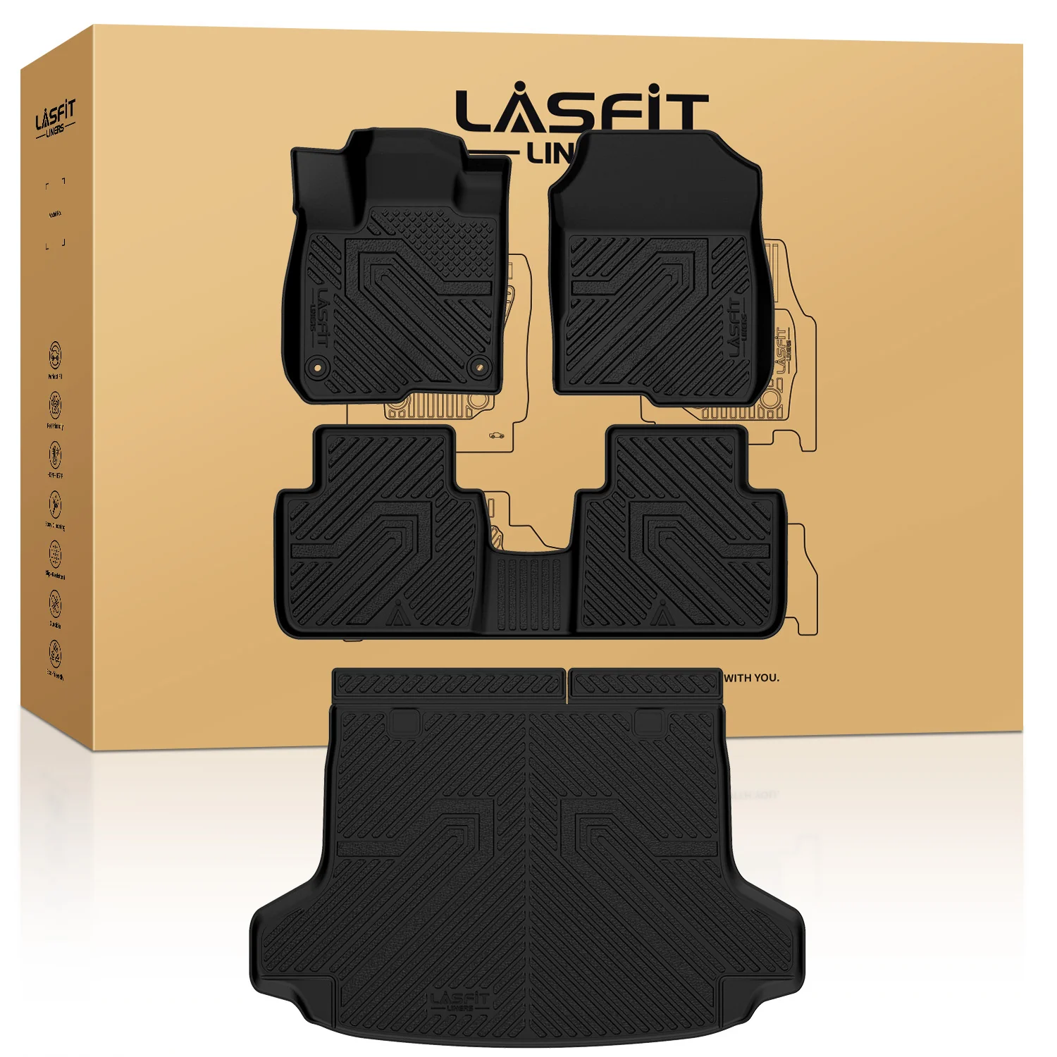 Fit for 2025-2026 Acura ADX Floor Mats or Cargo Mat or Seatback Mat - Image 9