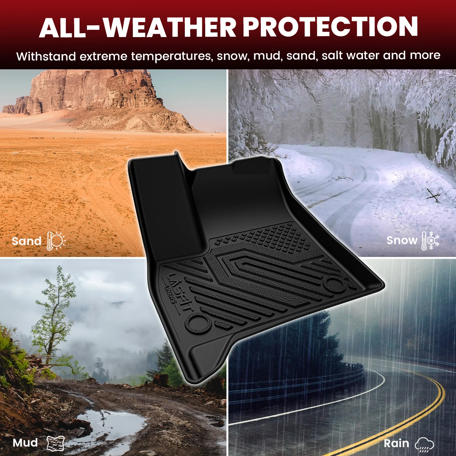 Fit for 2025-2026 Buick Enclave Floor Mats or Seatback & Cargo Mat - Image 4