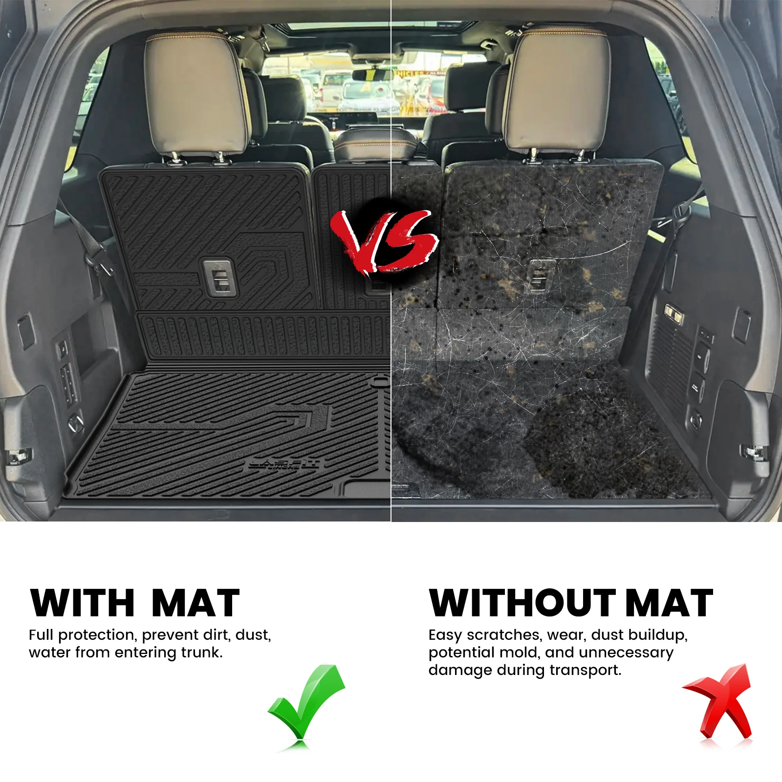 Fit for 2025-2026 Ford Expedition / Expedition Max Floor Mats or Seatback & Cargo Mats - Image 11