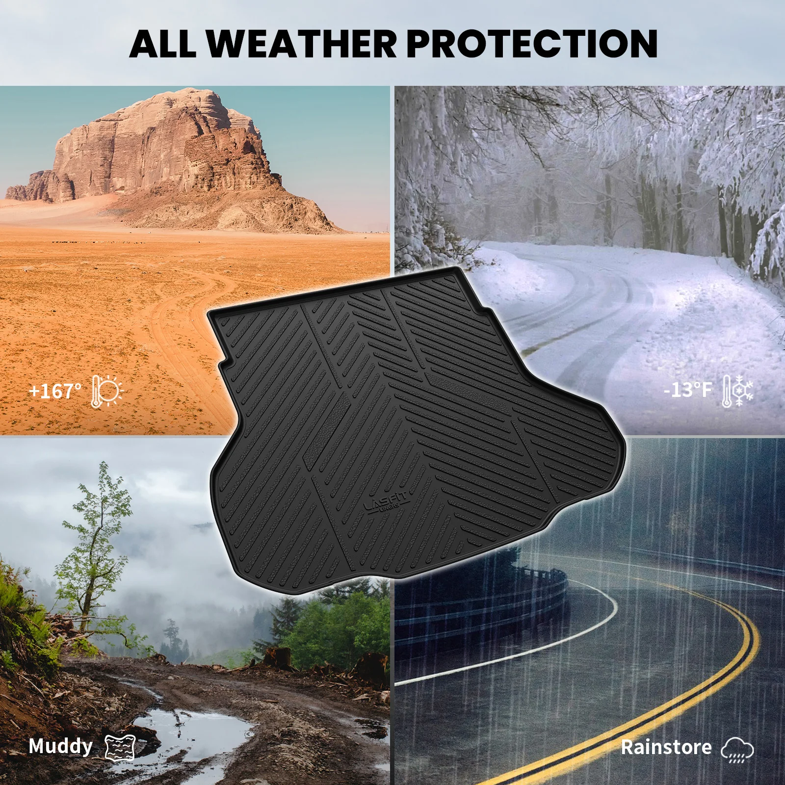 Fit for 2025-2026 Kia K4 Floor Mats or Cargo Mat, Not Fit LX Model or K4 Hatchback - Image 13