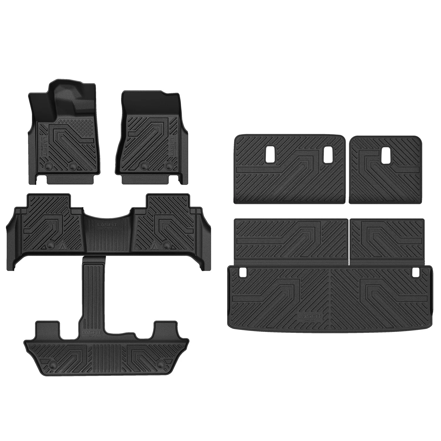 Fit for 2025-2026 Nissan Armada TPE Floor Mats or Cargo Mat & Seatback Mats, Not Compatible with Models Equipped with Cargo Shelf