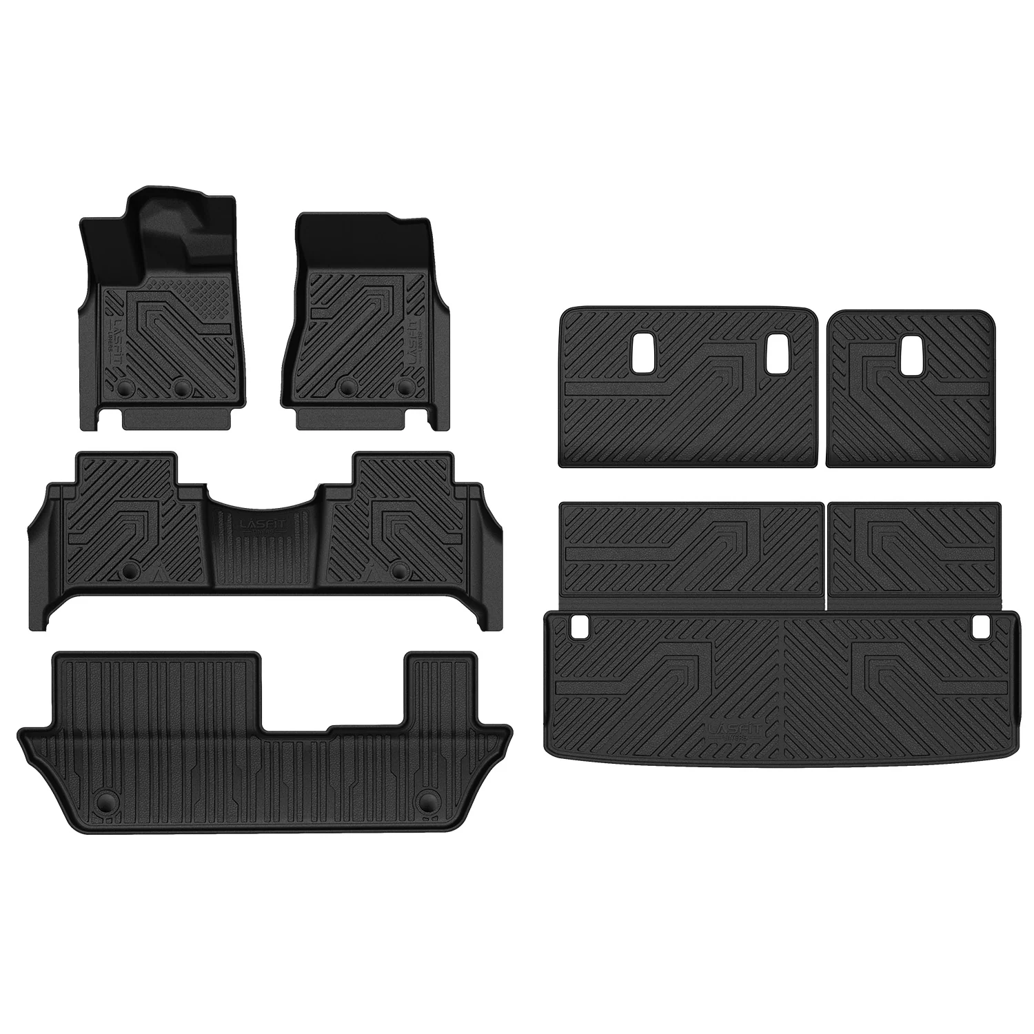 Fit for 2025-2026 Infiniti QX80 Floor Mats or Cargo Mat & Seatback Mats, Not Compatible with Models Equipped with Cargo Shelf - Image 10