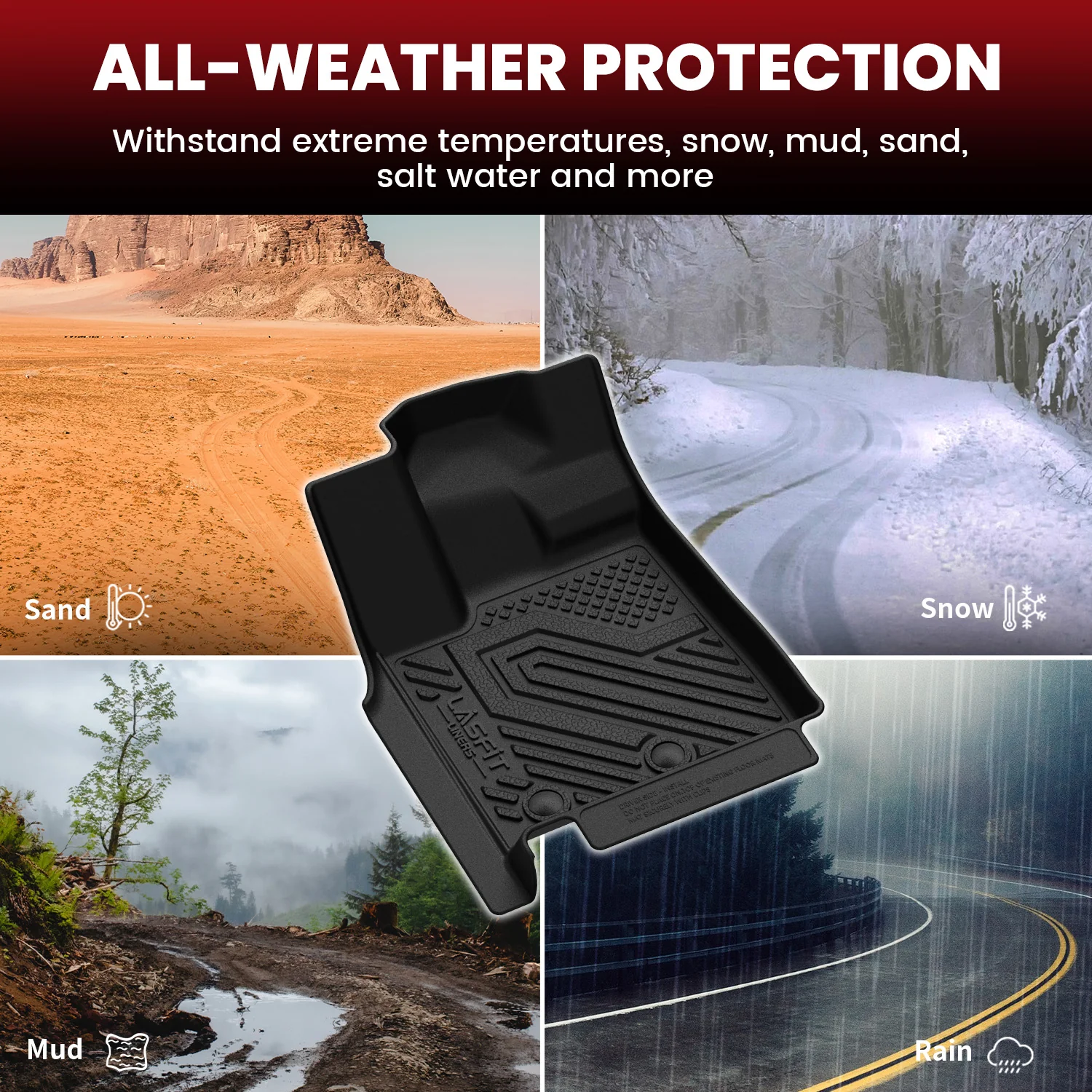Fit for 2025-2026 Infiniti QX80 Floor Mats or Cargo Mat & Seatback Mats, Not Compatible with Models Equipped with Cargo Shelf - Image 14
